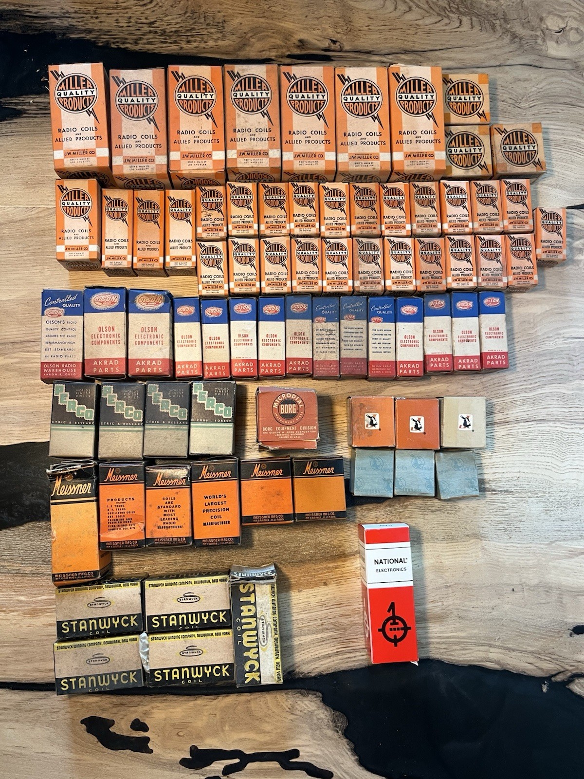 Vintage Radio Coil Lot Miller Meissner Olson Stanwyck NOS Ham Tube Electronics Vintage Radio Coil Lot Miller Meissner Olson Stanwyck NOS Ham Tube Electronics
