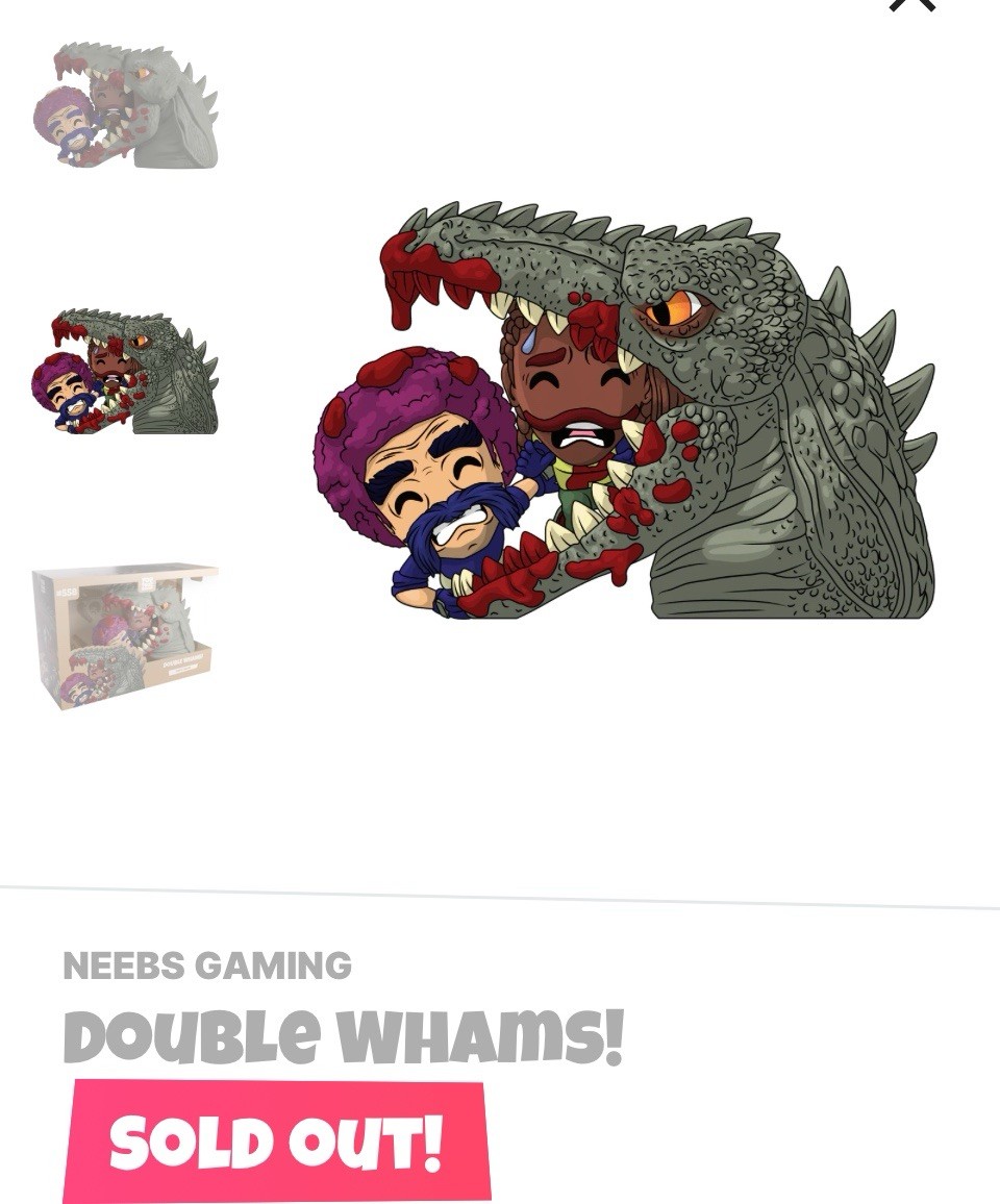Youtooz * Double Whams * Neebs Gaming Collection * Vinyl Figure * NEW * Sold Out Youtooz * Double Whams * Neebs Gaming Collection * Vinyl Figure * NEW * Sold Out