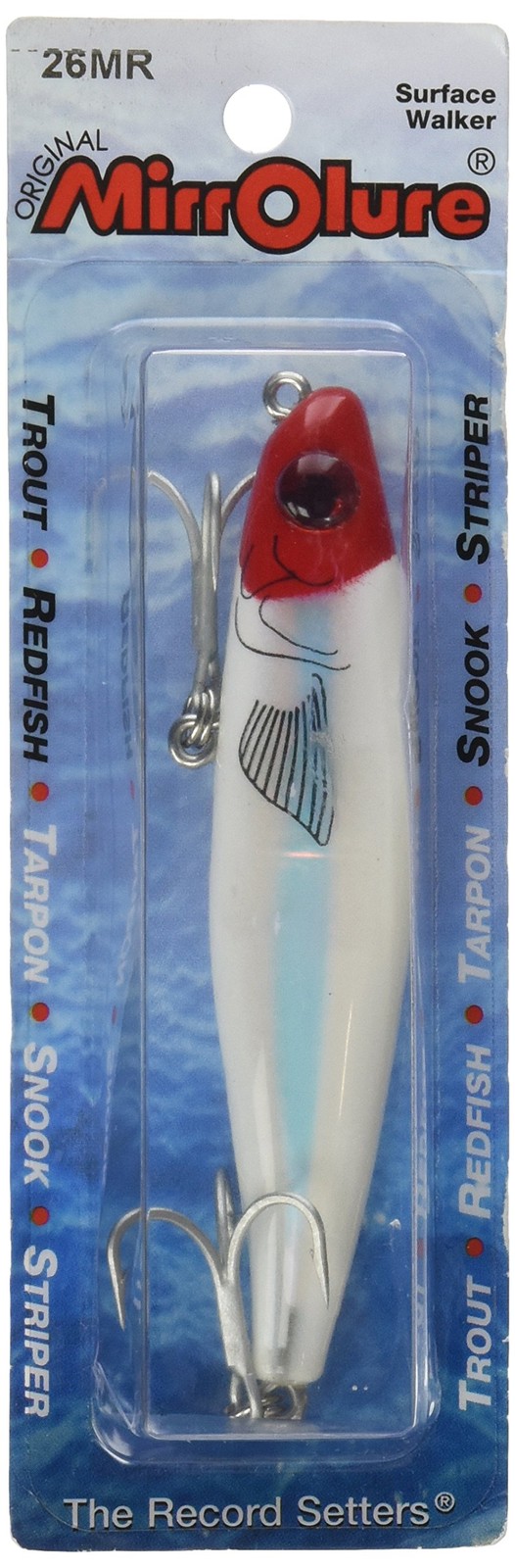 MirrOLure 26MR 11 MirrOmullet XL 3 5in 1 2oz Red Hd White Silver Mirrolure MirrOLure 26MR 11 MirrOmullet XL 3 5in 1 2oz Red Hd White Silver Mirrolure