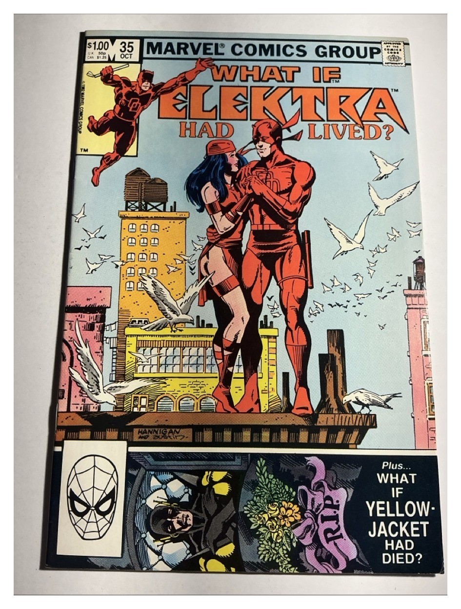 What If #35 Marvel 1982 What If Elektra Had Lived Daredevil Hannigan Direct VF+