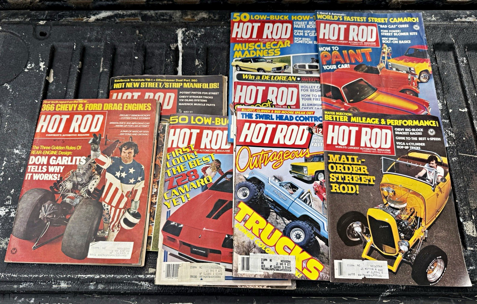 Lot of 85+ Vintage Hot Rod Magazines, Issues 1971-1986 Mixed Lot of 85+ Vintage Hot Rod Magazines, Issues 1971-1986 Mixed