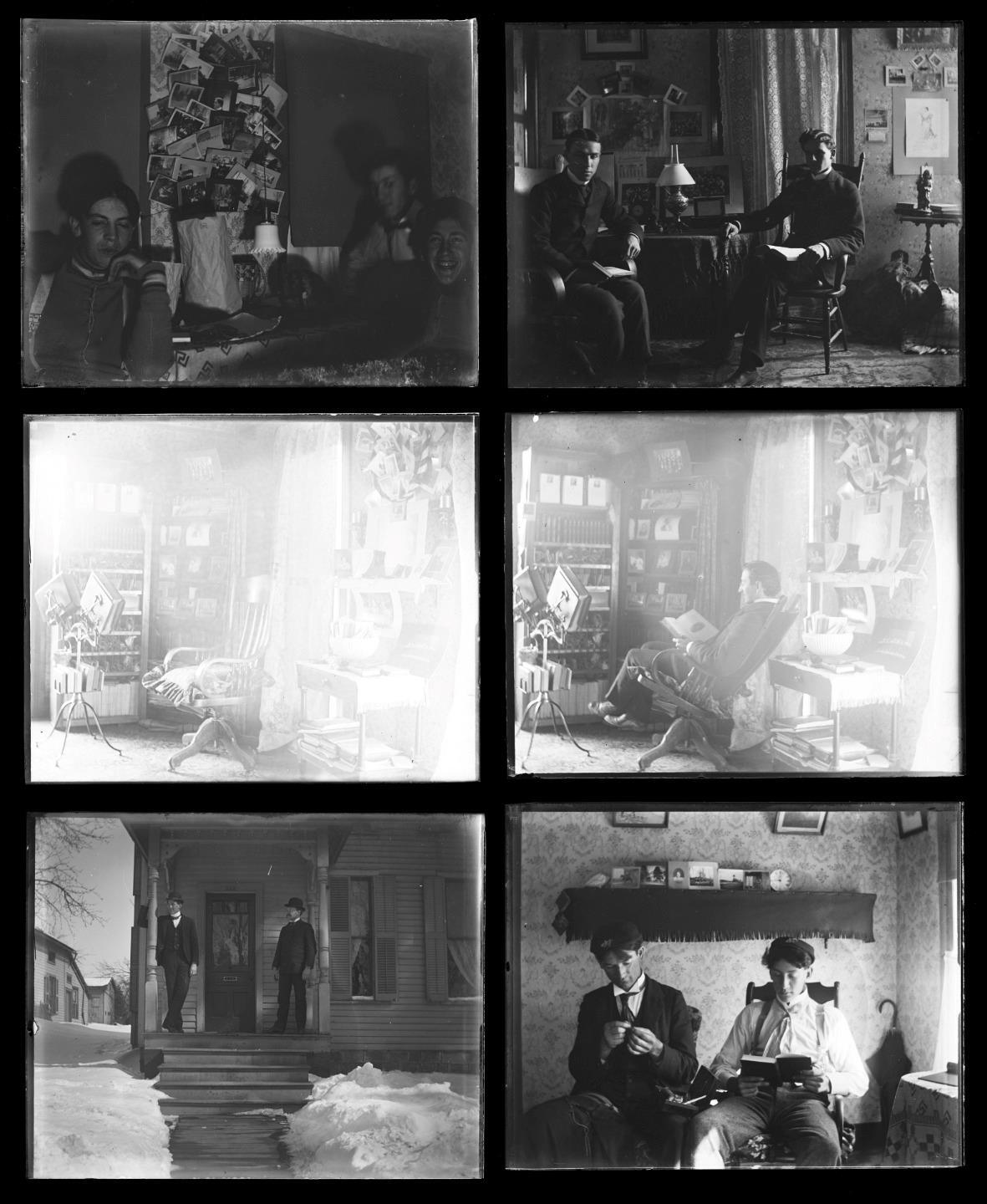 (33x) c. 1910's St. Ignatius College Glass Plate Negatives