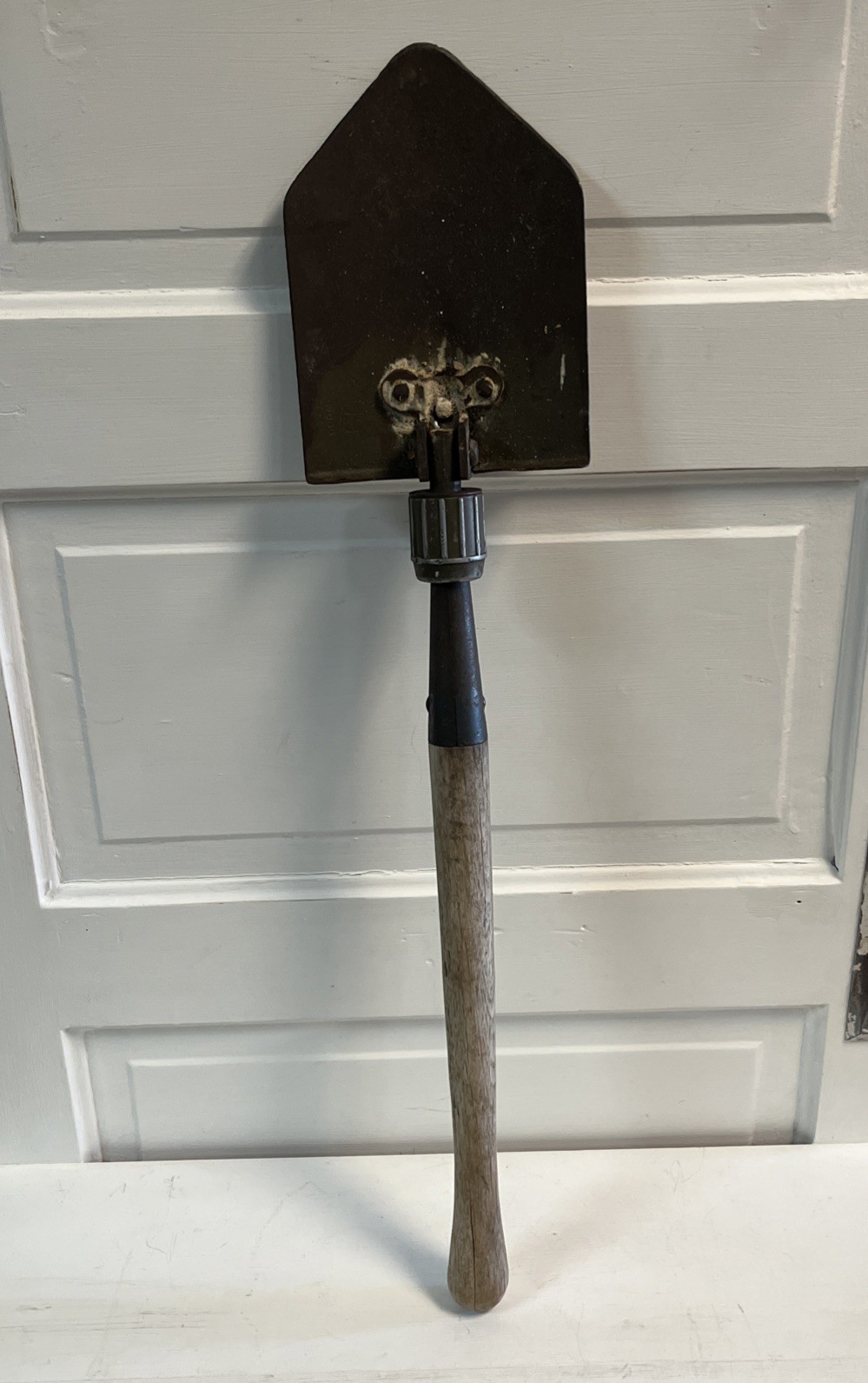 Vintage 1944 Military Folding Shovel, Barn Find