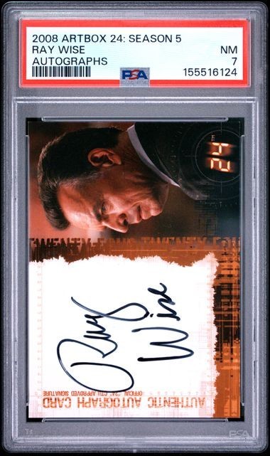 2008 Artbox 24 Twenty Four Season 5 Autographs Ray Wise PSA 7 NM 2008 Artbox 24 Twenty Four Season 5 Autographs Ray Wise PSA 7 NM