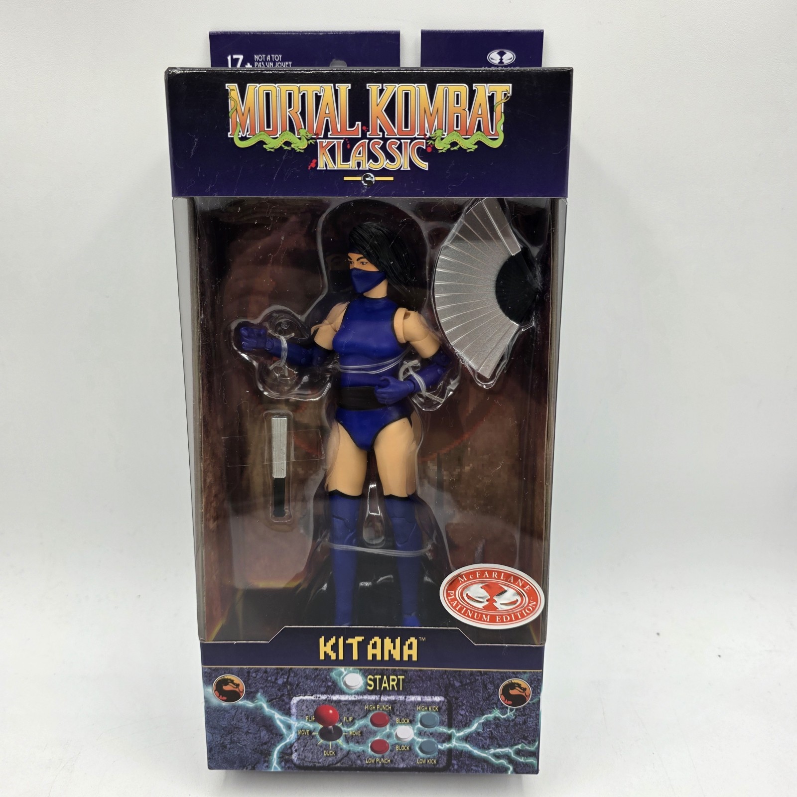 Mortal Kombat - Kitana Klassics Action Figure (Chase) Mcfarlane Red Platinum New