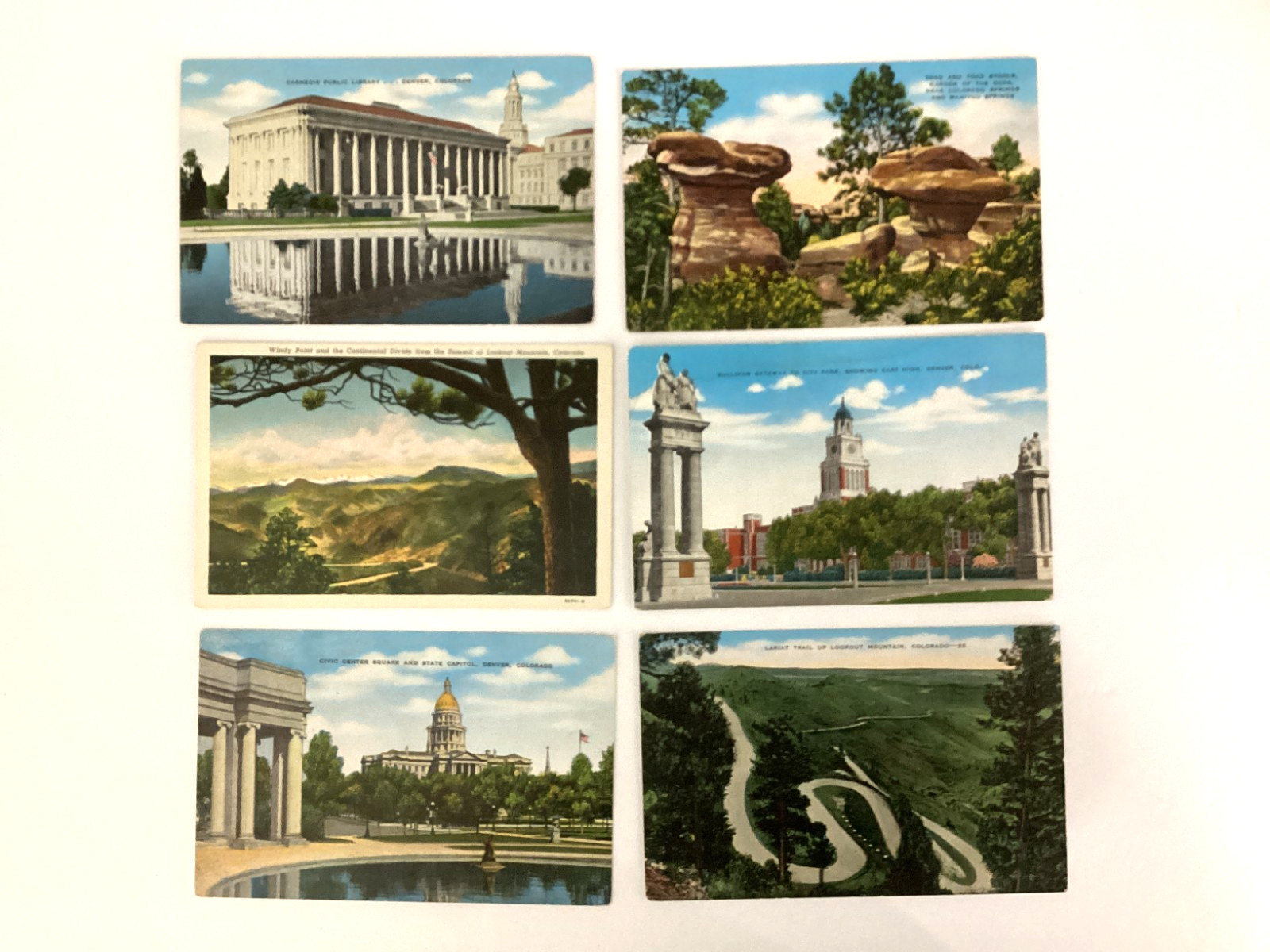 ANTIQUE LINEN POSTCARDS by CLARK KROPP & AMERICAN ART UNPOSTED DIVIDED LOT OR 6 ANTIQUE LINEN POSTCARDS by CLARK KROPP & AMERICAN ART UNPOSTED DIVIDED LOT OR 6