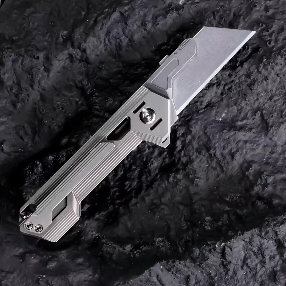 VALYRIAN Titanium Alloy Mini Pocket Knife EDC Utility Cutter Camping Tool VALYRIAN Titanium Alloy Mini Pocket Knife EDC Utility Cutter Camping Tool