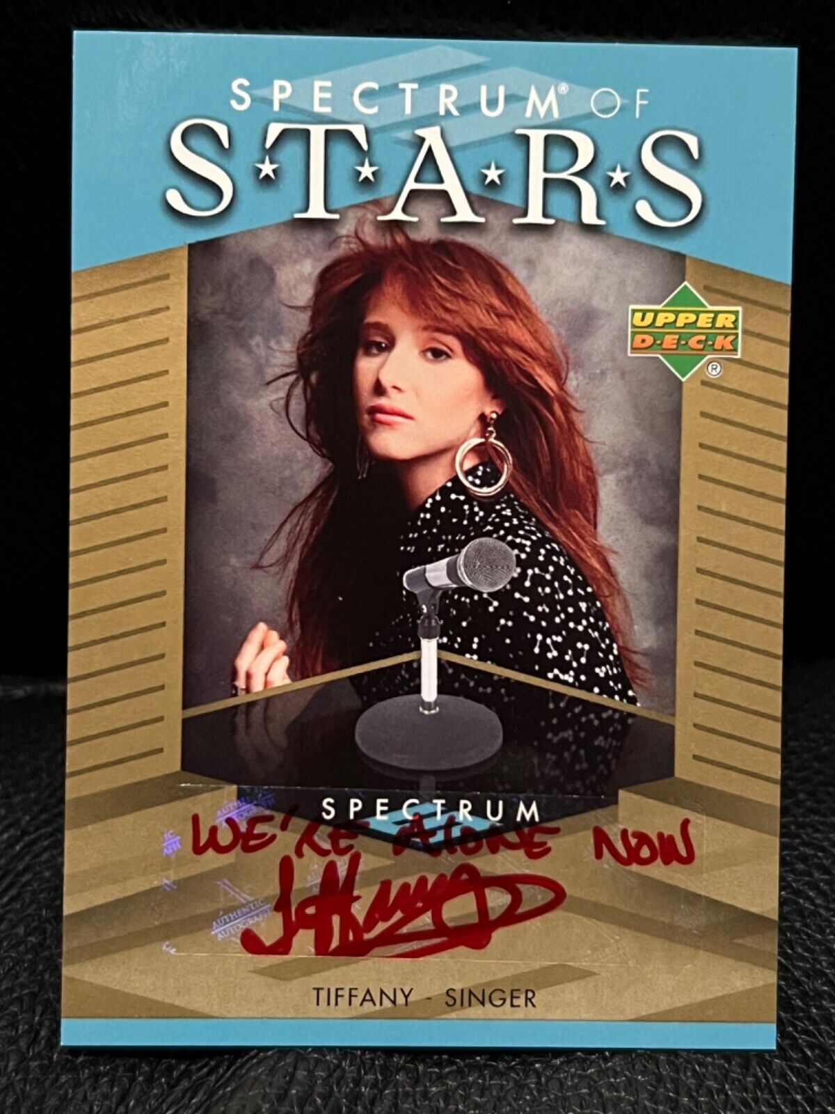 2007 Upper Deck Spectrum of Stars Tiffany Darwish autograph “We’re Alone Now”
