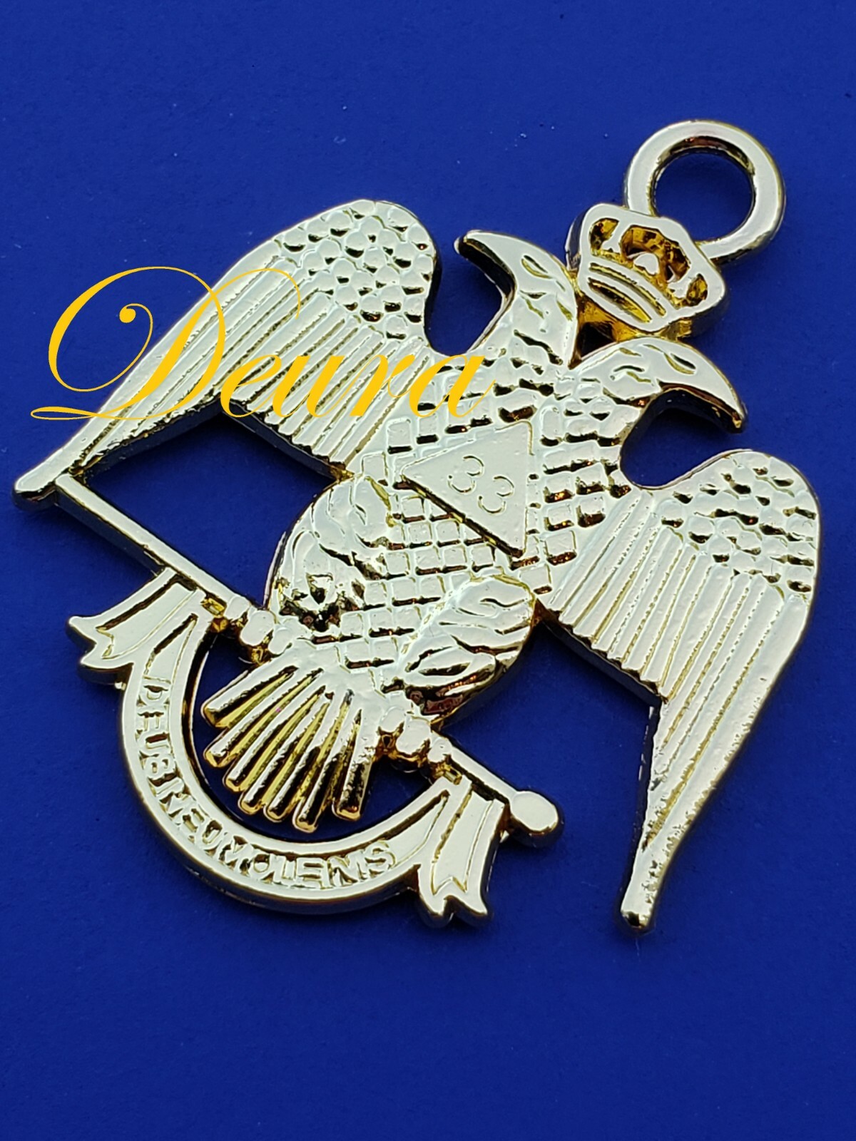 33rd 33 Degree Eagle Charm Large Pendant 1.75" 33rd 33 Degree Eagle Charm Large Pendant 1.75"