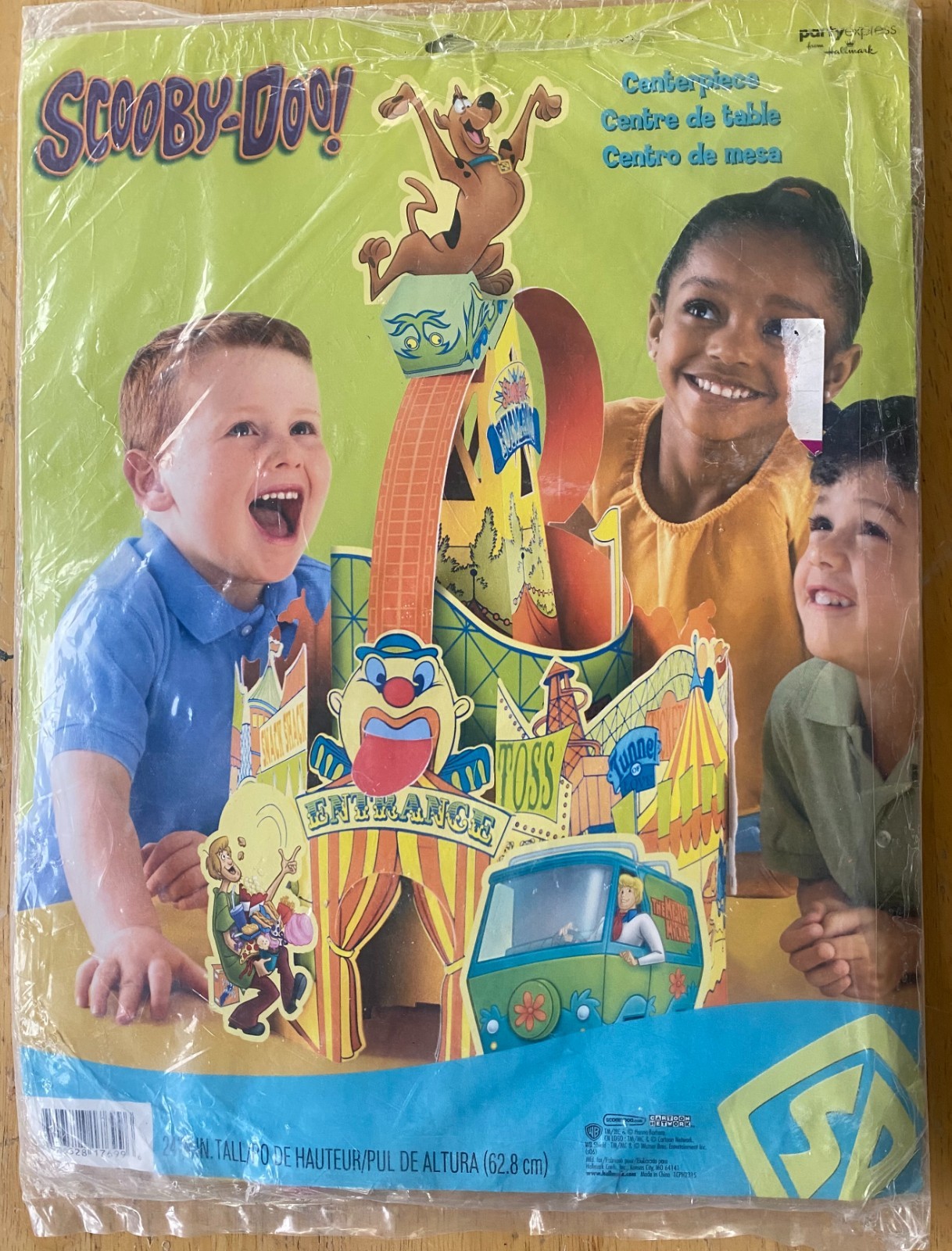 Scooby-Doo Carnival Party Centerpiece 24.75" Hallmark 2006 Retro Sealed Scooby-Doo Carnival Party Centerpiece 24.75" Hallmark 2006 Retro Sealed