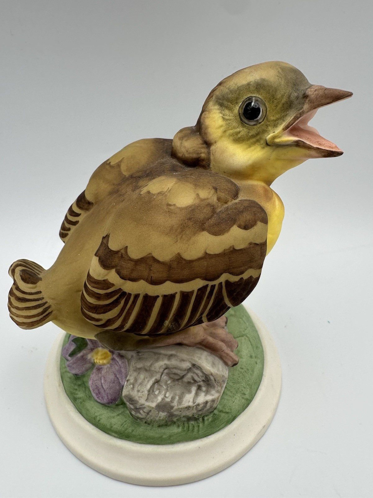 Hand Painted BOEHM Fine Porcelain 4.5" BABY GOLDFINCH Figurine #448 Retired
