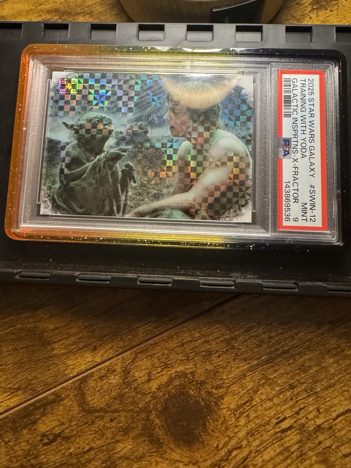 2025 Topps Star Wars Galaxy Training With Yoda X-FRACTOR 1/10 2025 Topps Star Wars Galaxy Training With Yoda X-FRACTOR 1/10