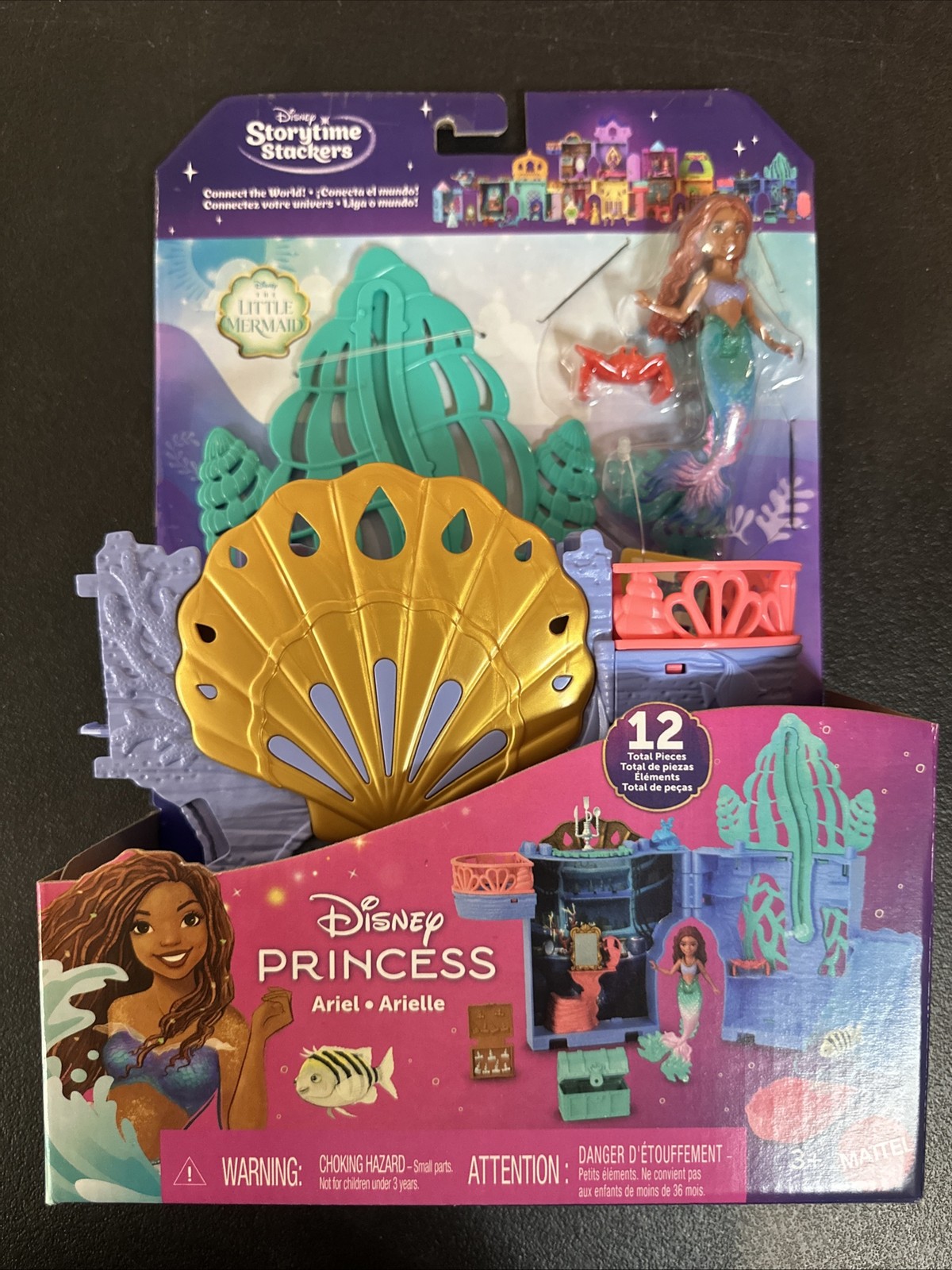 Disney Storytime Stackers The Little Mermaid Ariel 12 Piece Playset [NEW]
