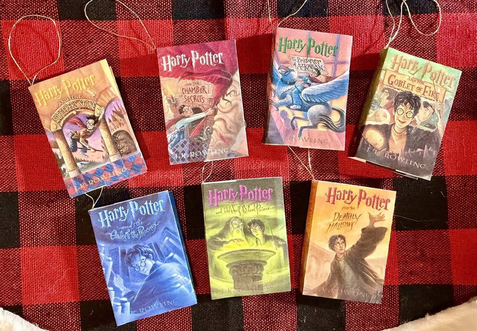 7 HP BOOK REPLICA ORNAMENTS HANDMADE CUSTOM ORDER 7 HP BOOK REPLICA ORNAMENTS HANDMADE CUSTOM ORDER