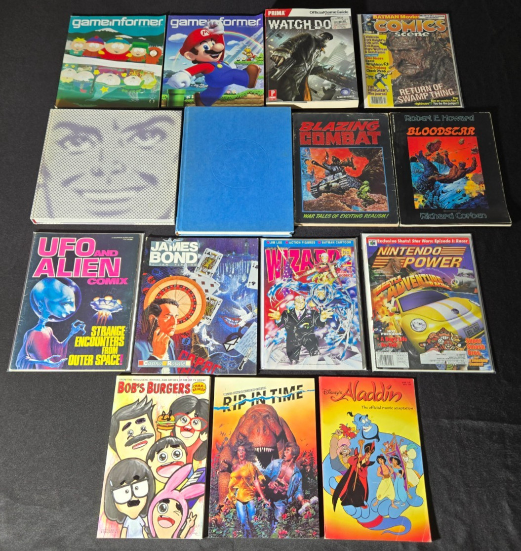 AnotherTime Lot of 15 Comic Books Mags Warren Blazing Combat Frazetta Corben UFO AnotherTime Lot of 15 Comic Books Mags Warren Blazing Combat Frazetta Corben UFO
