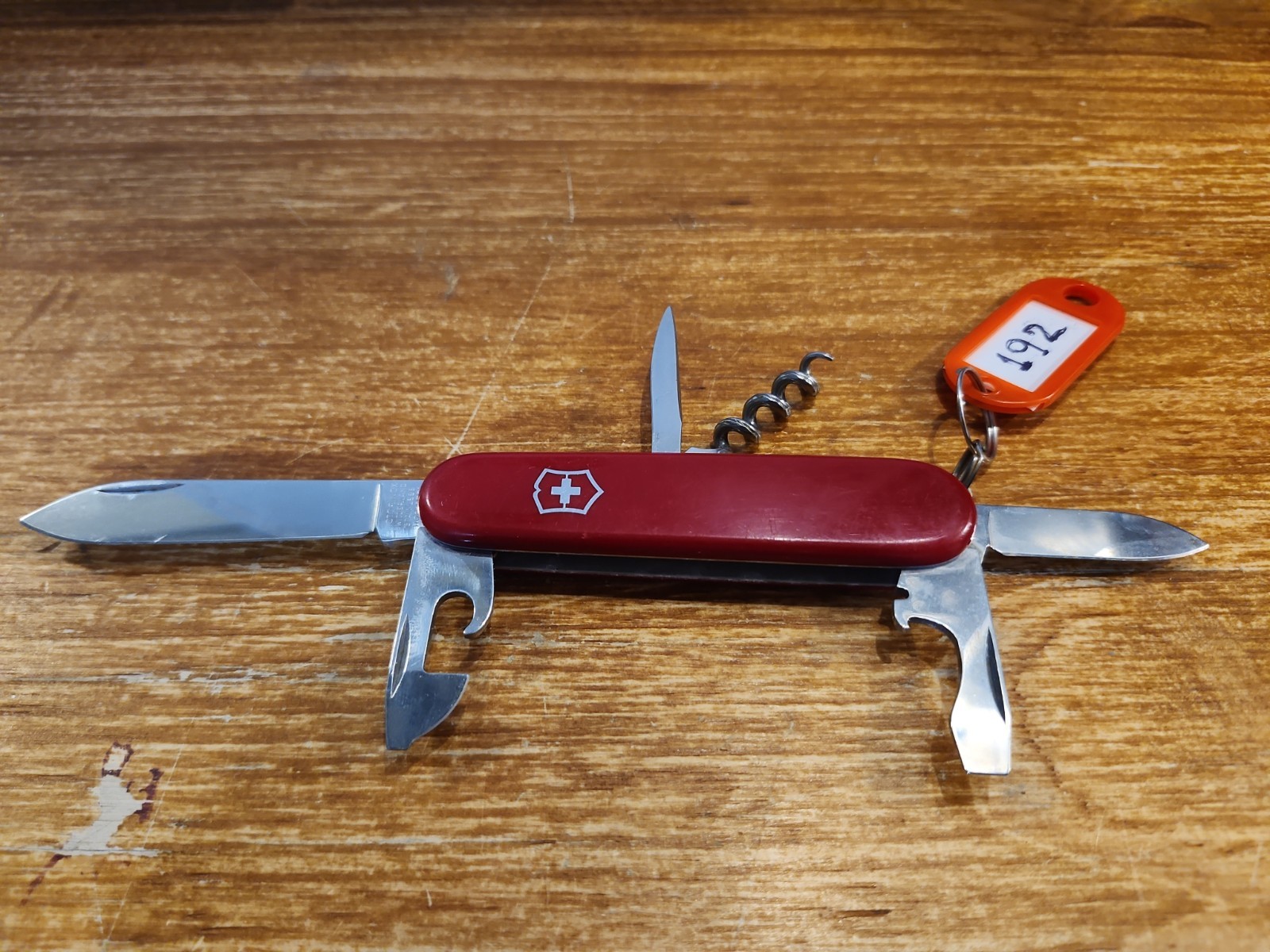 Victorinox Spartan 91mm Swiss Army Knife - Red, Used, Good Condition, 1976-1986