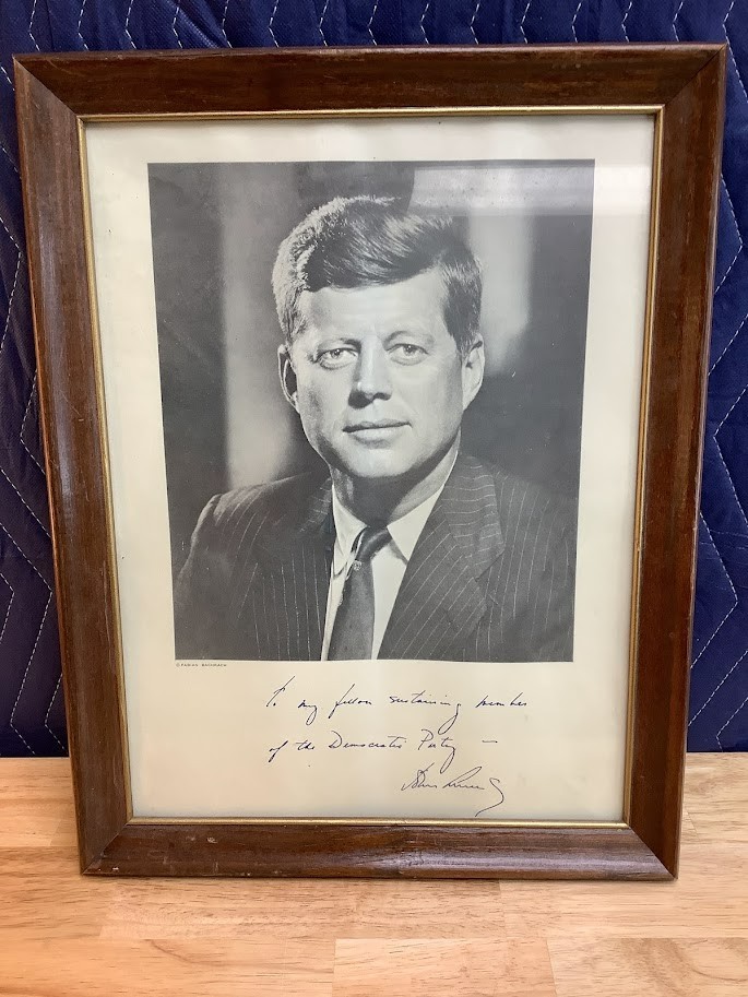 John F. Kennedy Signed Official Portrait John F. Kennedy Signed Official Portrait