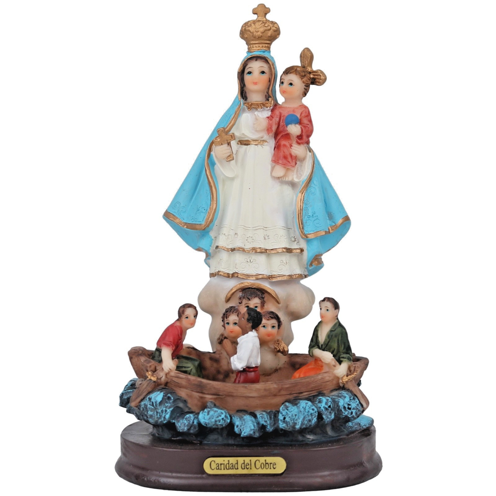 6" Caridad Del Cobre, Resin Figure  Nuestra Señora Caridad Del Cobre