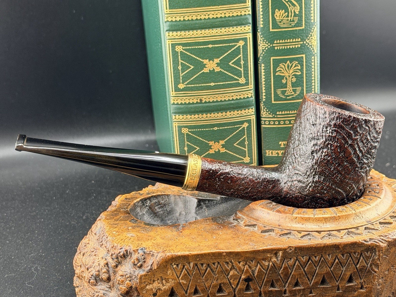 BEAUTIFUL VINTAGE OLD 1990 DUNHILL SHELL CLASSIC SERIES LBS HERITAGE ESTATE PIPE