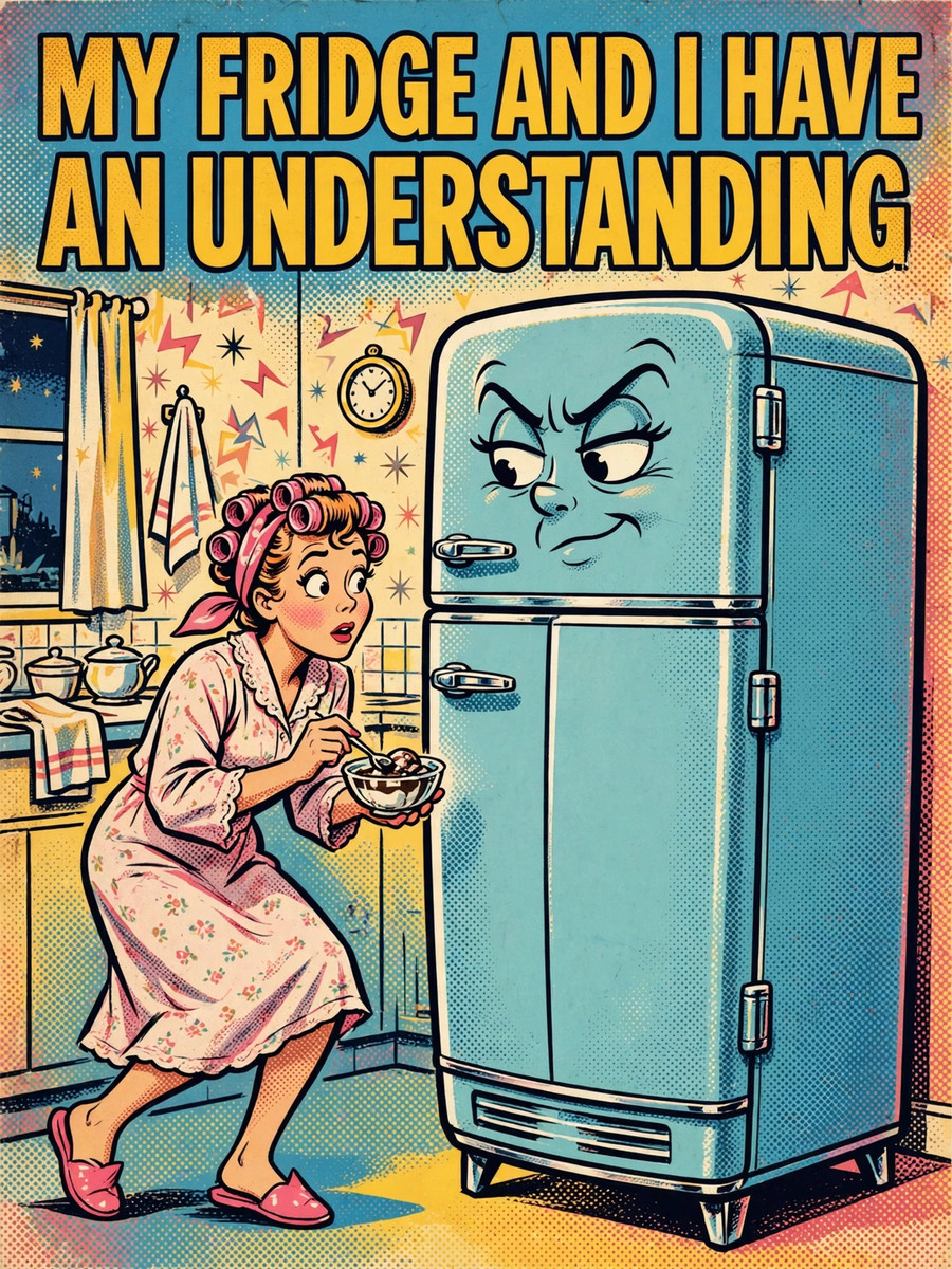 My Fridge And I Have An Understanding Magnet 825A My Fridge And I Have An Understanding Magnet 825A