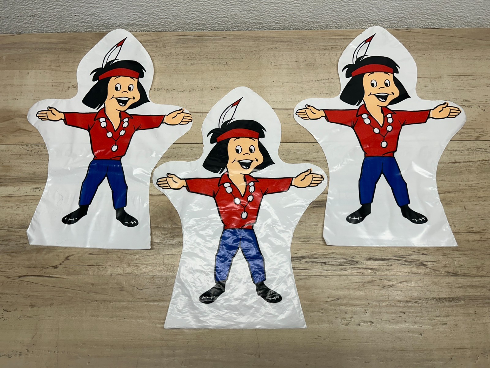 Vtg Chico Atchison Topeka Santa Fe Railroad Plastic Stuffing Bag Lot Of 3