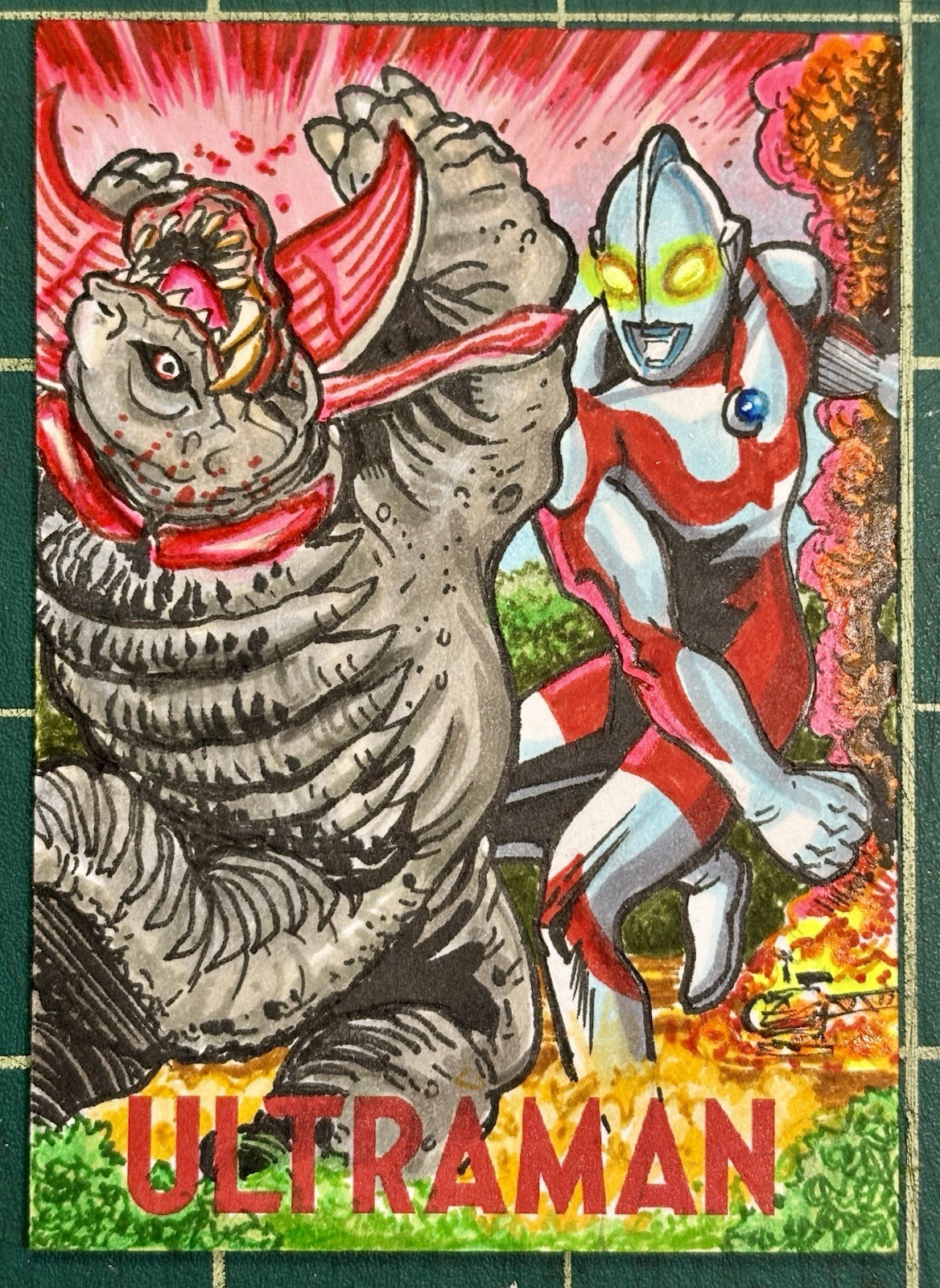 RRParks Cards ULTRAMAN JACK - Full Color Commissioned Sketch Card By FBW RRParks Cards ULTRAMAN JACK - Full Color Commissioned Sketch Card By FBW