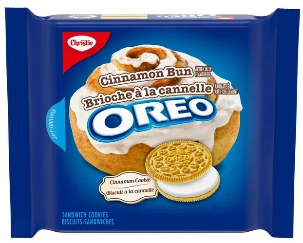 Oreo Cinnamon Bun Sandwich Cookies, 261g Oreo Cinnamon Bun Sandwich Cookies, 261g