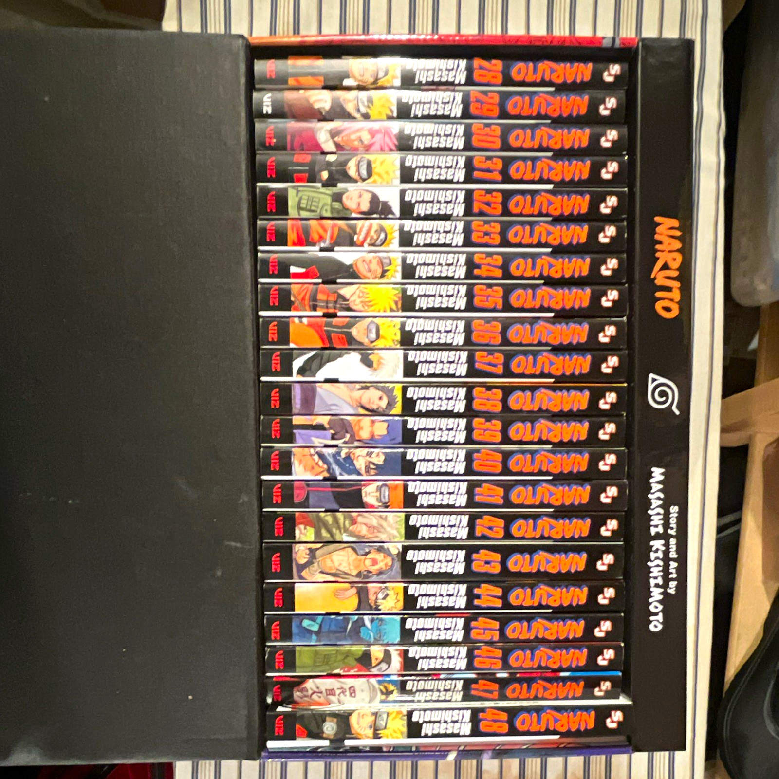 Naruto Manga Box Set 2 Vol 28-48 Masashi Kishimoto VIZ English Naruto Manga Box Set 2 Vol 28-48 Masashi Kishimoto VIZ English