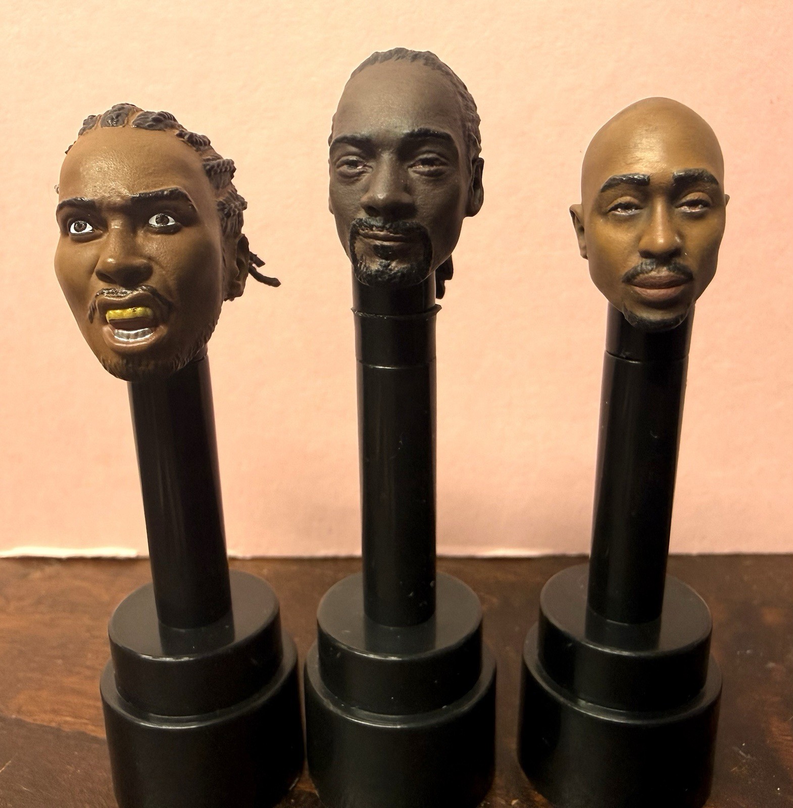 1/12 Hip Hop Action Figure Head Sculpt 2pac Tupac Shakur Snoop Dogg Super 7 ODB