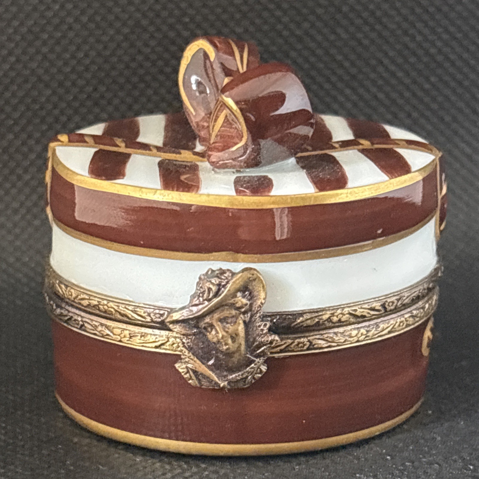 Limoges Hat Box Elegant Trinket Box Limoges Hat Box Elegant Trinket Box
