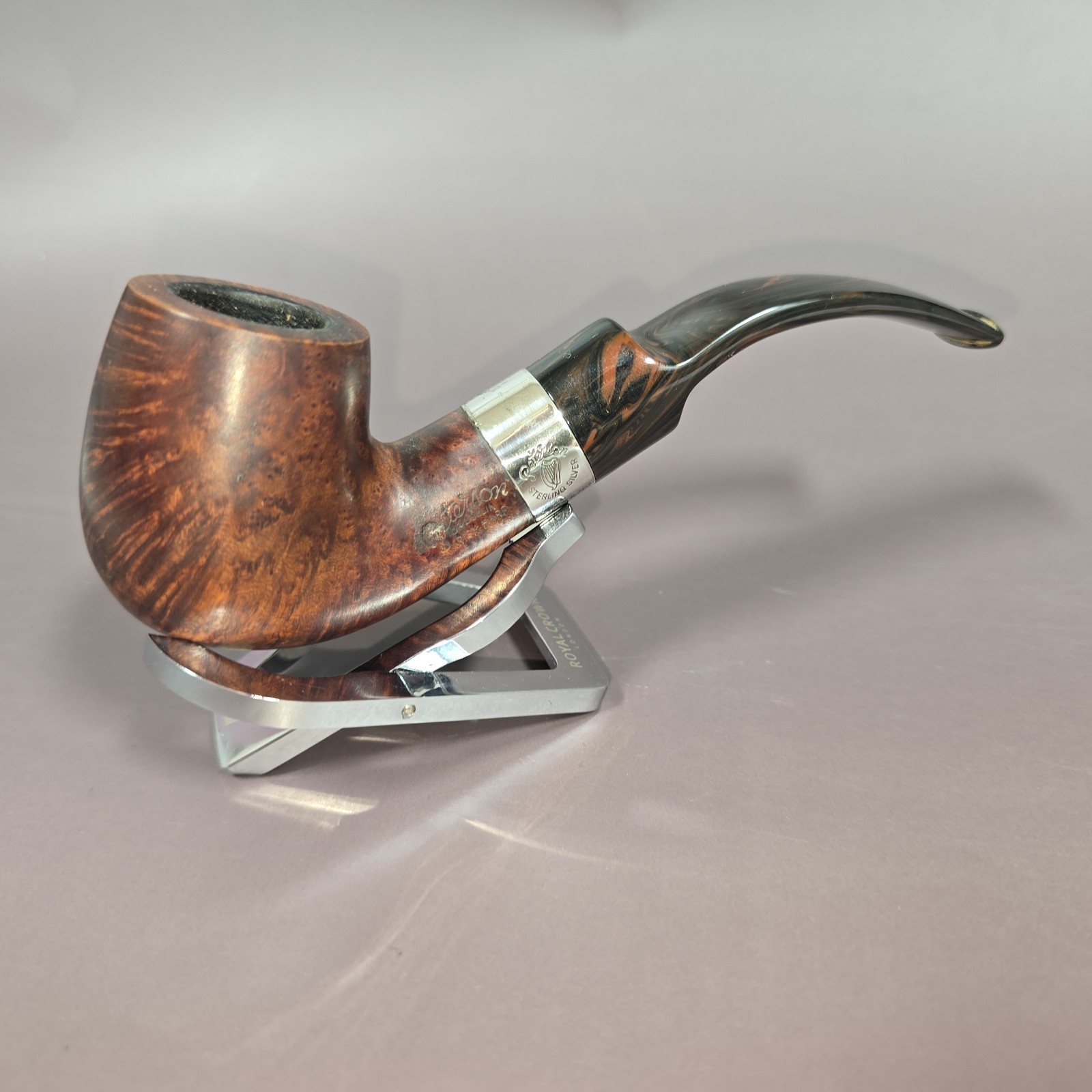 Peterson Irish Harp XL90 Smooth Estate Briar Pipe Replacement Stem Peterson Irish Harp XL90 Smooth Estate Briar Pipe Replacement Stem