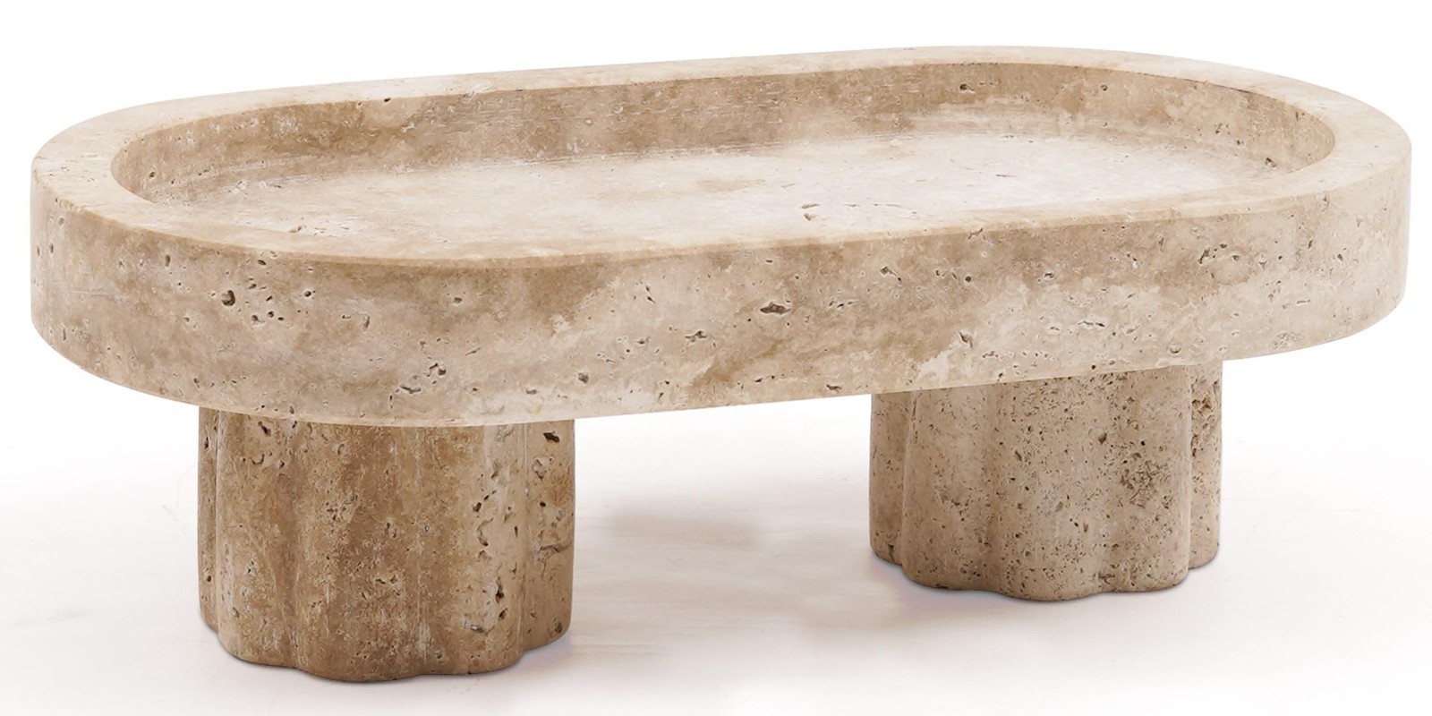 Travertine Tray with Legs 10" Decorative Bathroom Vanity Tray Travertine Tray with Legs 10" Decorative Bathroom Vanity Tray