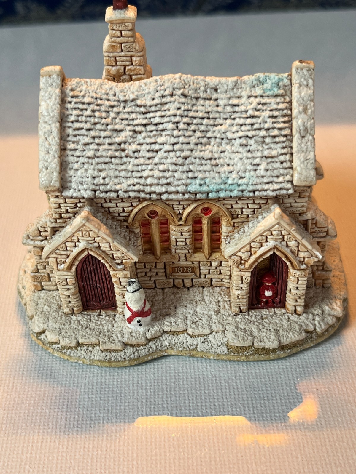 Lilliput Lane St Joseph's School Christmas Cottage Collectible 1994 Lilliput Lane St Joseph's School Christmas Cottage Collectible 1994