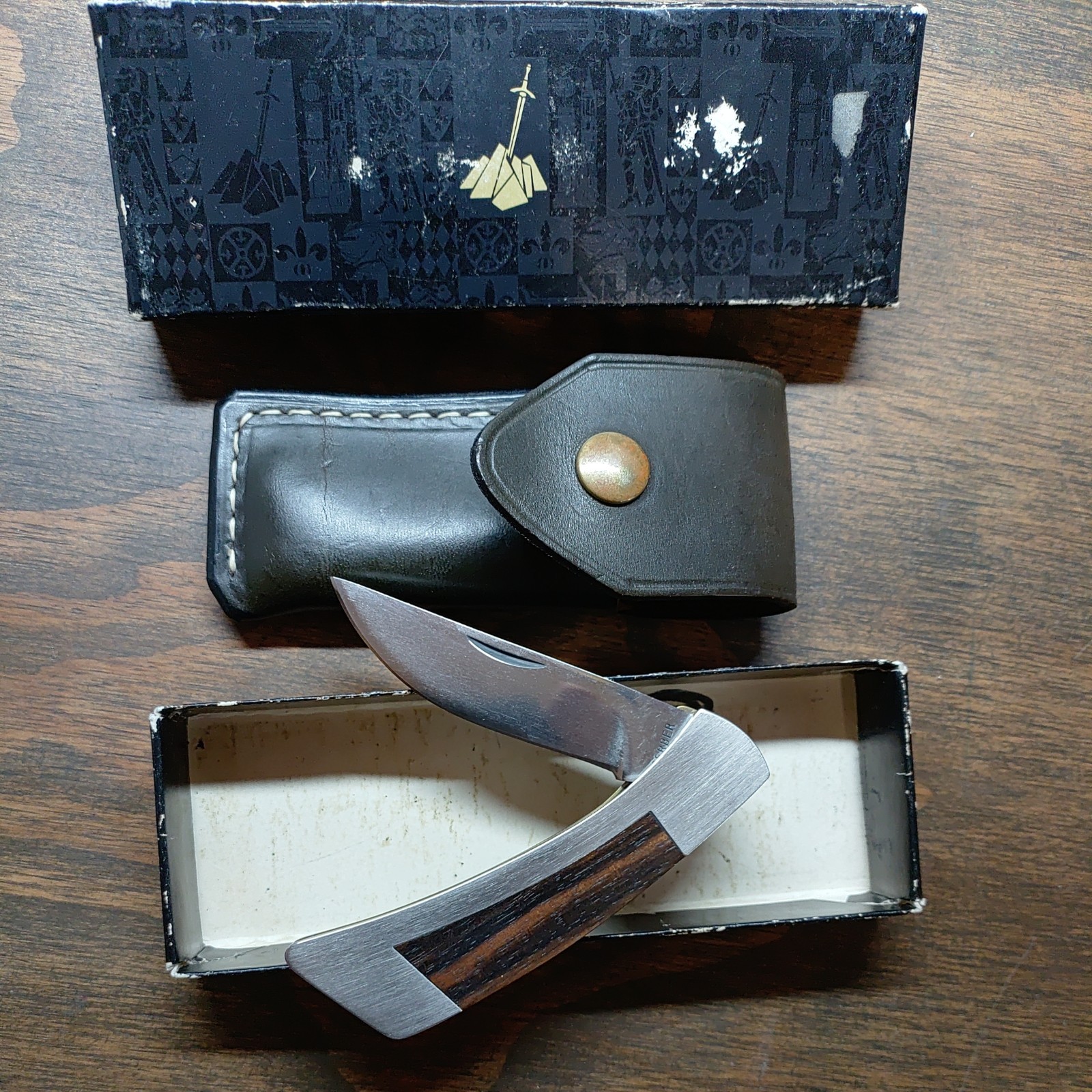 Vintage GERBER Pk2 Pete's Knife Liner Lock Knife - Has Box (DS1004) Vintage GERBER Pk2 Pete's Knife Liner Lock Knife - Has Box (DS1004)