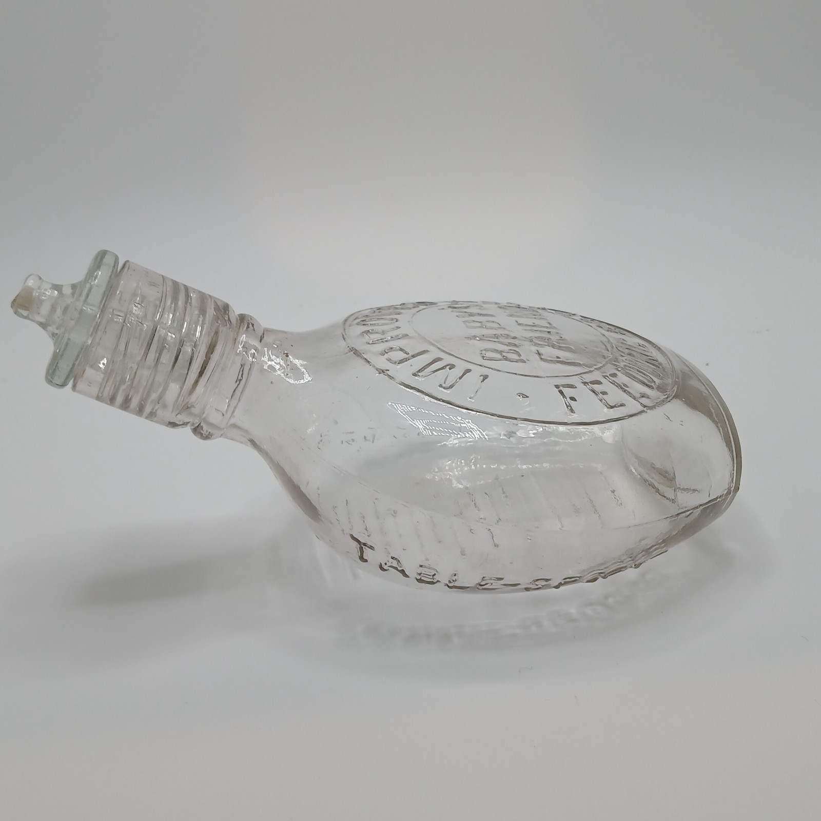 Antique Victorian "BABY'S FRIEND" Nursing Bottle with & Glass Stopper RARE Antique Victorian "BABY'S FRIEND" Nursing Bottle with & Glass Stopper RARE