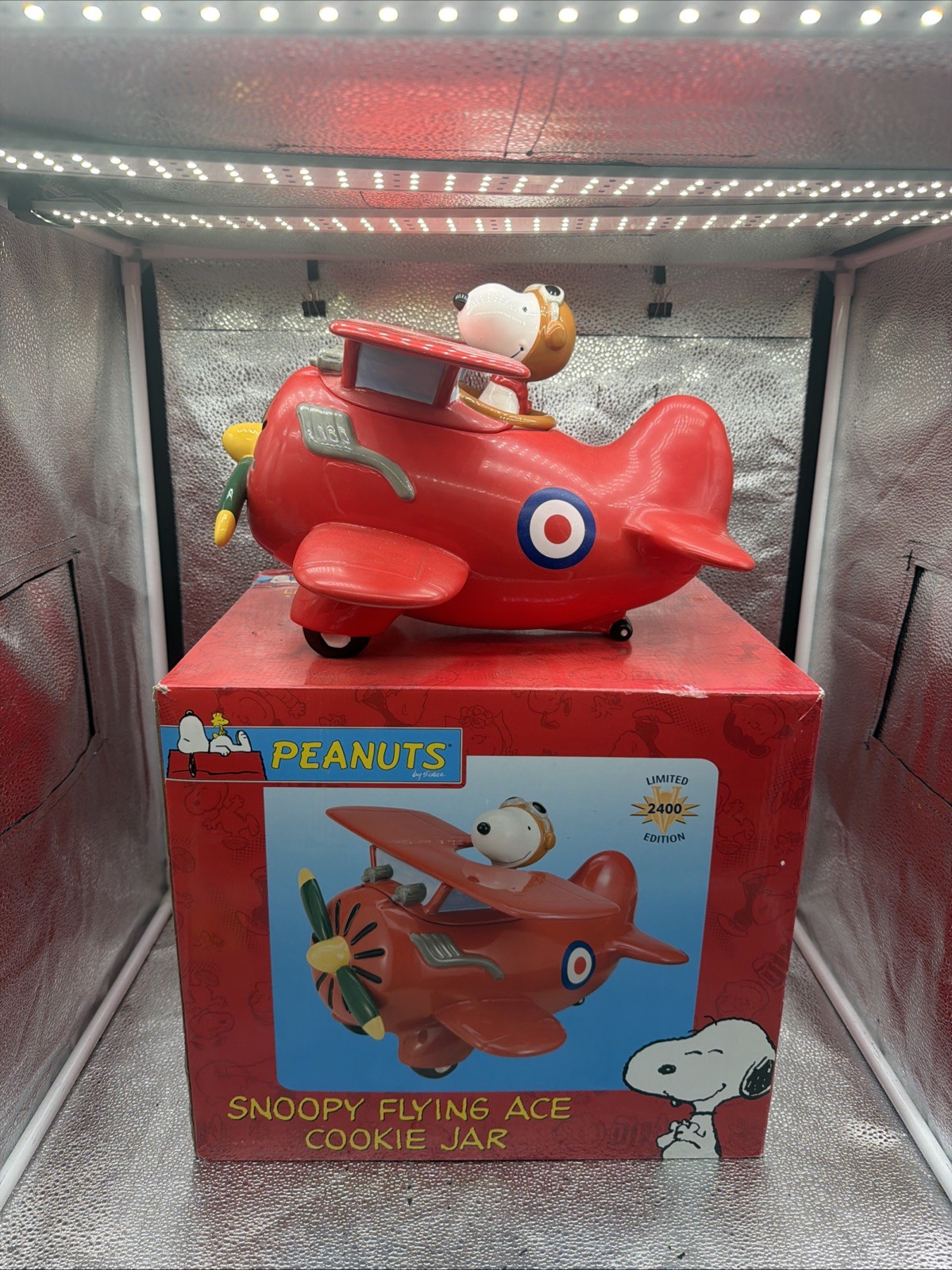 Rare Vintage Peanuts Snoopy Flying Ace Cookie Jar Limited Edition Numbered Rare Vintage Peanuts Snoopy Flying Ace Cookie Jar Limited Edition Numbered