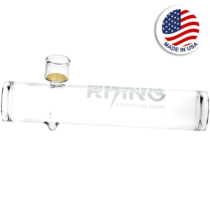 Phoenix Rising Steamroller Pipe | Wide Chamber | Clear | 7.5" Phoenix Rising Steamroller Pipe | Wide Chamber | Clear | 7.5"