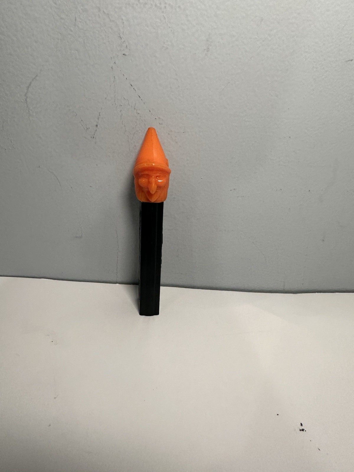Vintage 1957 Footless Orange Witch PEZ Dispenser Black Stem Halloween Vintage 1957 Footless Orange Witch PEZ Dispenser Black Stem Halloween