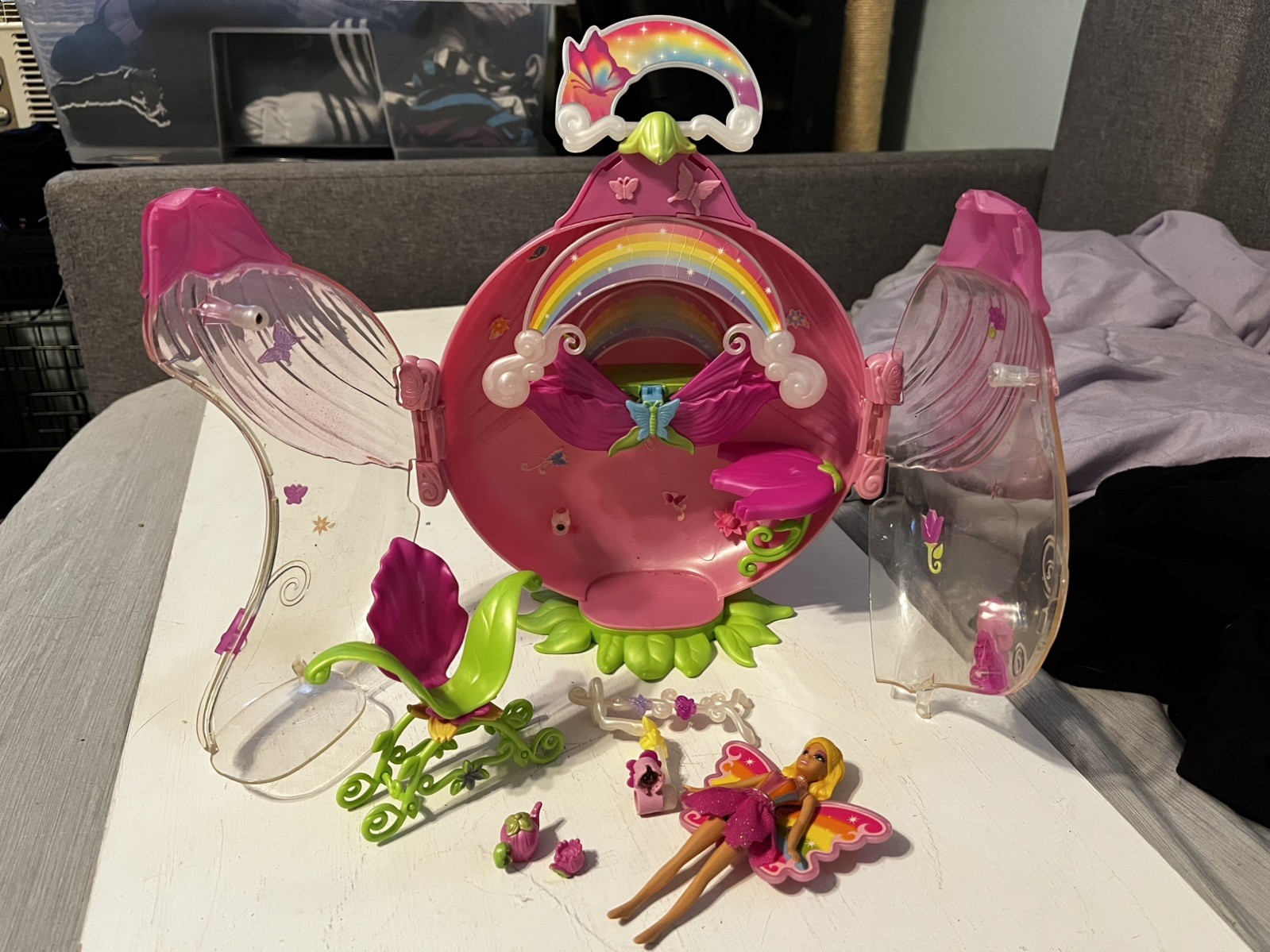 Barbie magic of the rainbow playset incomplete RARE HTF Barbie magic of the rainbow playset incomplete RARE HTF