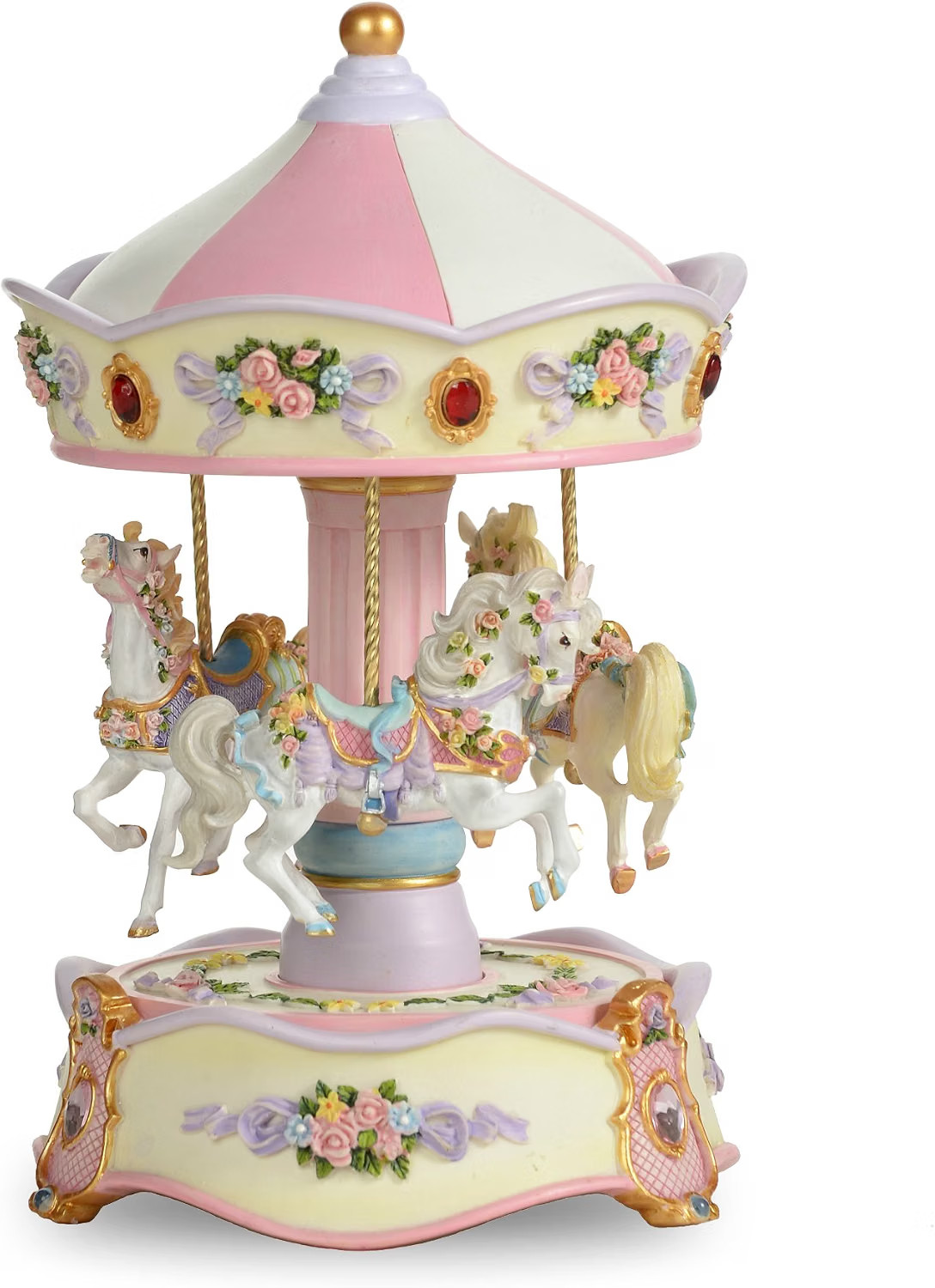 THE SAN FRANCISCO MUSIC BOX COMPANY Classic Horse Musical Carousel THE SAN FRANCISCO MUSIC BOX COMPANY Classic Horse Musical Carousel
