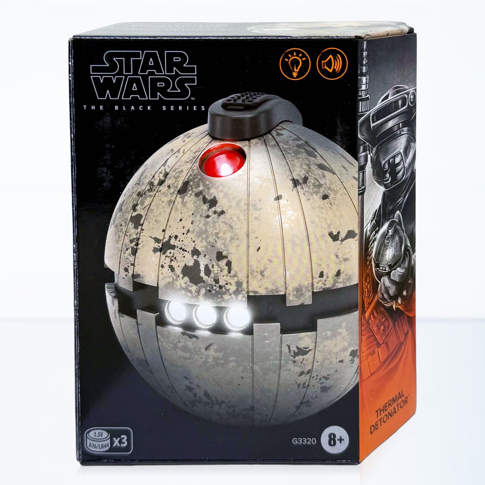 Hasbro Star Wars Black Series Electronic Thermal Detonator Prop Replica In Stock Hasbro Star Wars Black Series Electronic Thermal Detonator Prop Replica In Stock