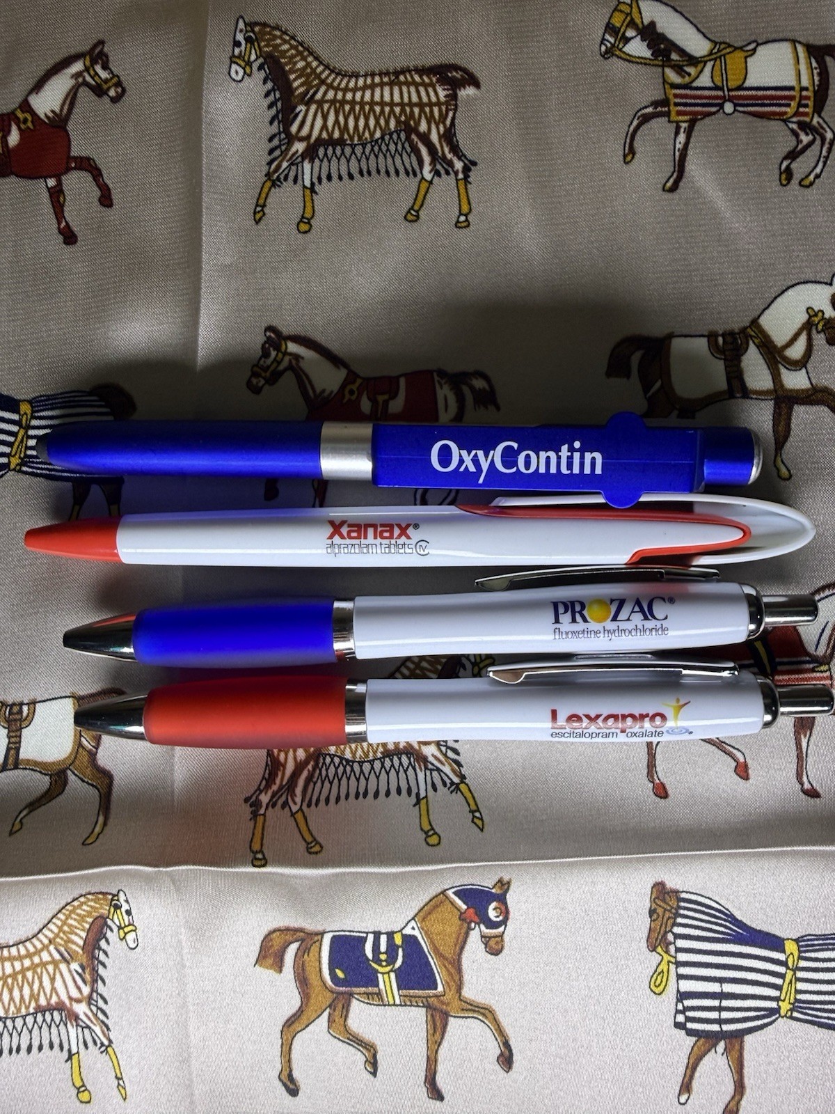 Xanax Oxycontin Lexapro Prozac 🔥4 Rare Pharma Merch Pens - All Work Xanax Oxycontin Lexapro Prozac 🔥4 Rare Pharma Merch Pens - All Work