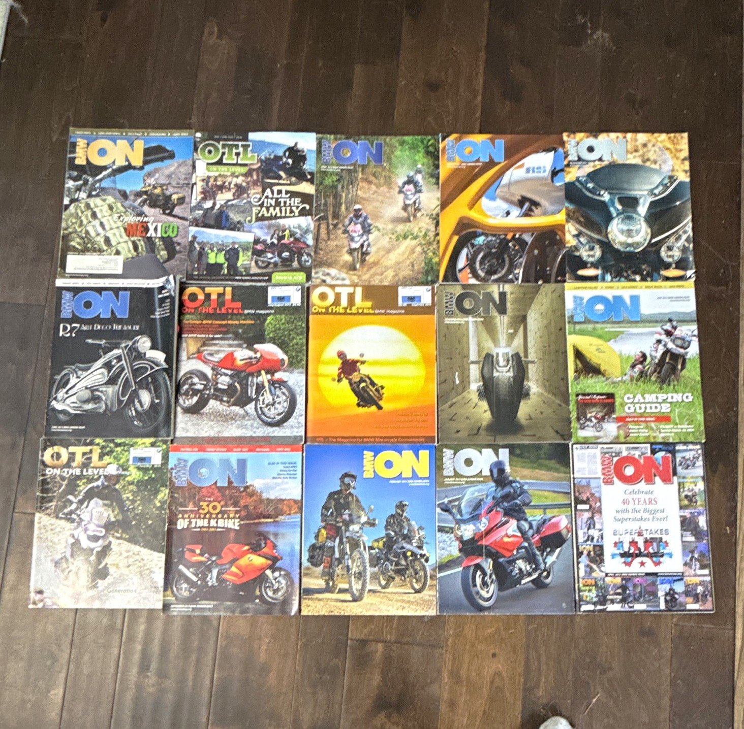 BMW ON & OTL On The Level Motorcycle Magazines Lot of 15 2012-2021 bmw BMW ON & OTL On The Level Motorcycle Magazines Lot of 15 2012-2021 bmw