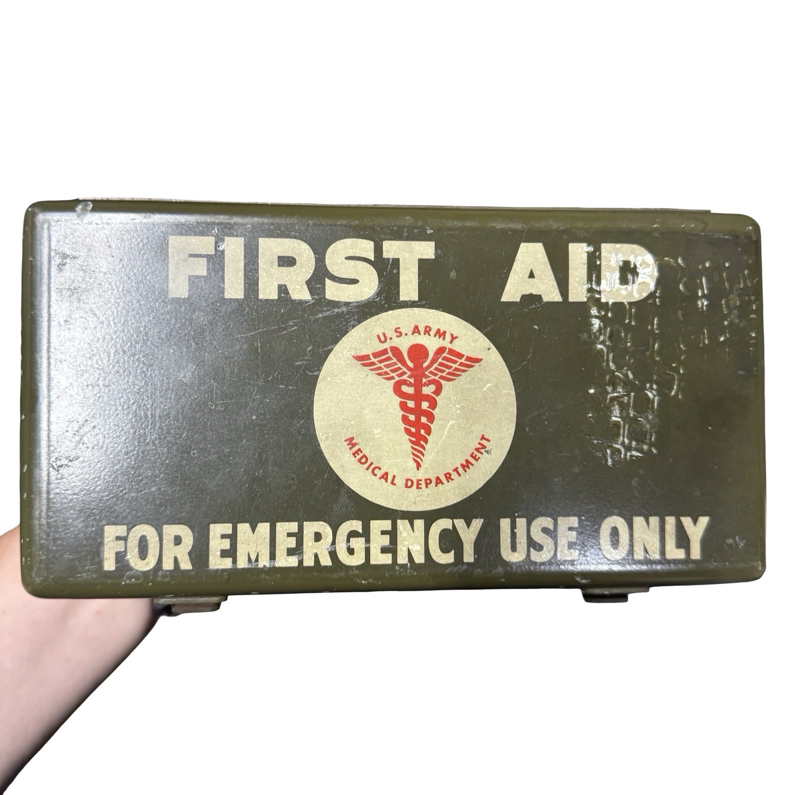 Vintage U.S. Army First Aid Kit Metal Case Vintage U.S. Army First Aid Kit Metal Case