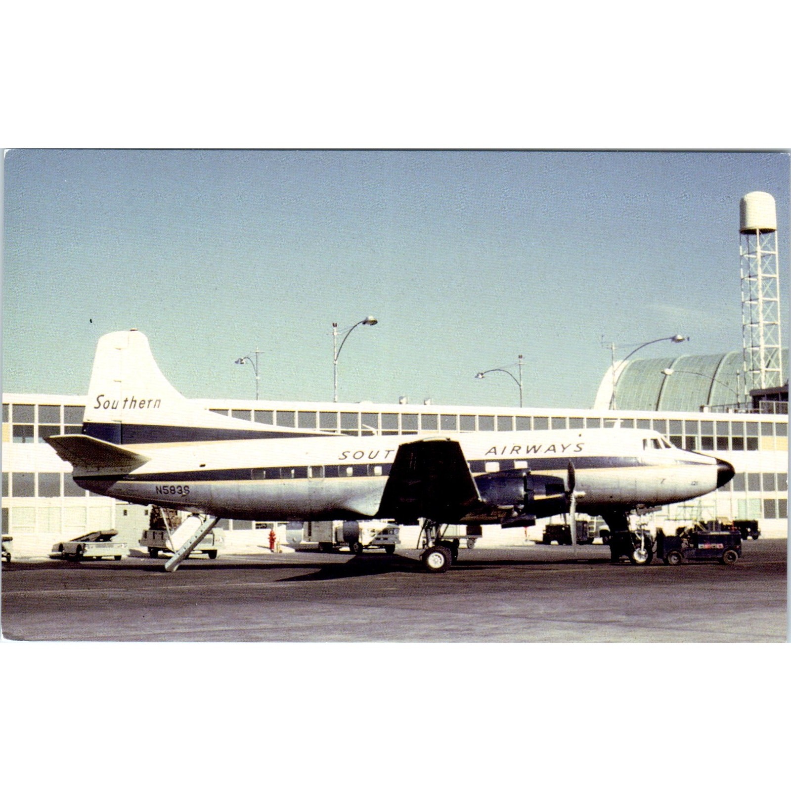 Southern Airways Martin 404 Vintage Postcard P4-5 Southern Airways Martin 404 Vintage Postcard P4-5