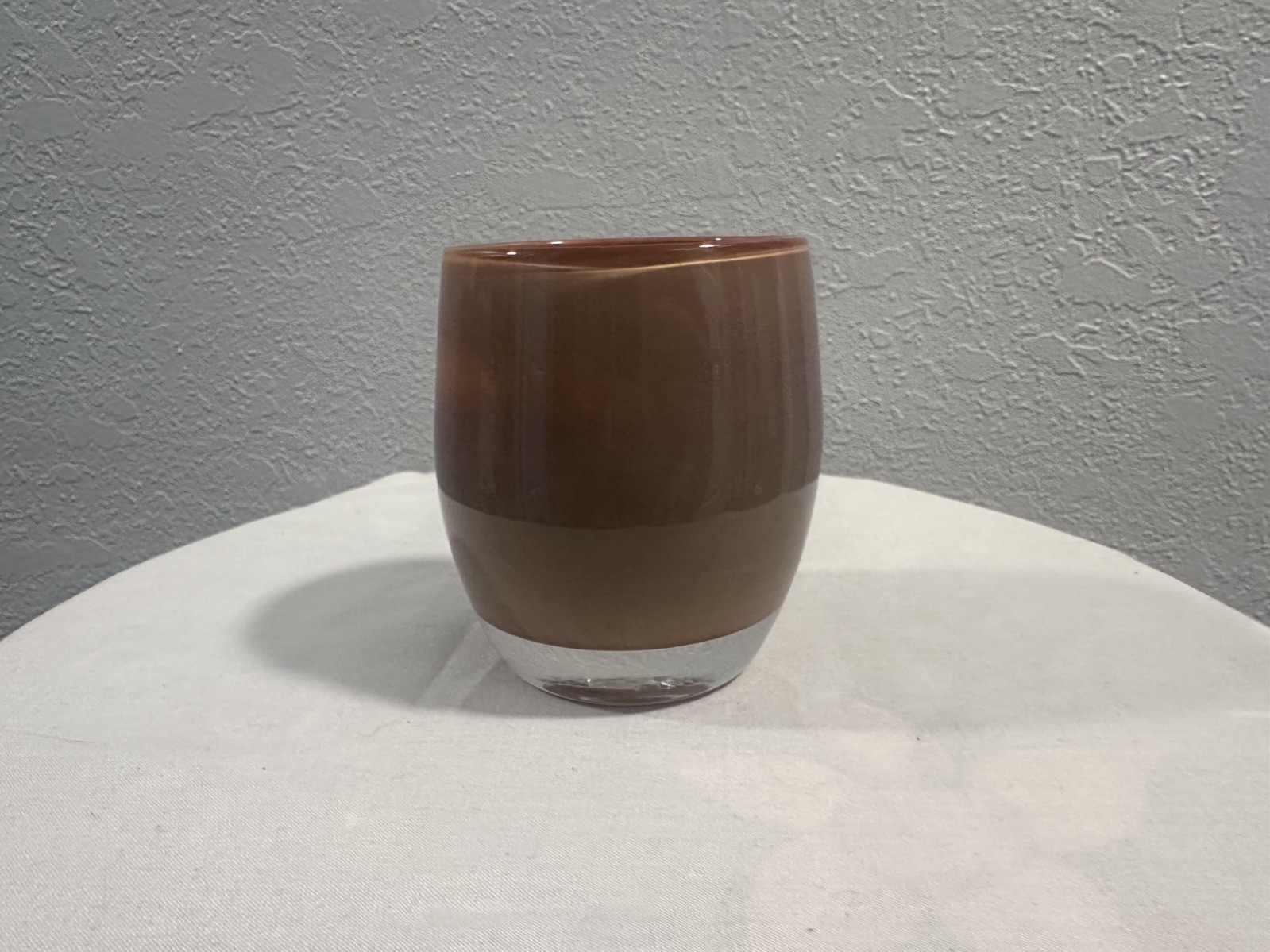 Jane’s Caramel Glassybaby Pre-Trisk Handblown Art Glass Candle Holders Striped Jane’s Caramel Glassybaby Pre-Trisk Handblown Art Glass Candle Holders Striped