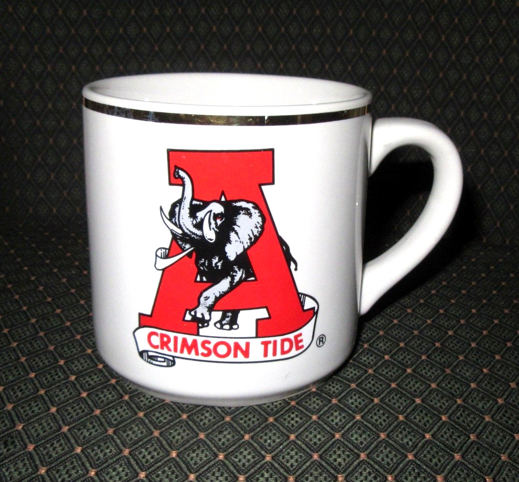 Alabama Crimson Tide 1992 National Champion Ceramic Coffee Mug w Big A Logo Alabama Crimson Tide 1992 National Champion Ceramic Coffee Mug w Big A Logo