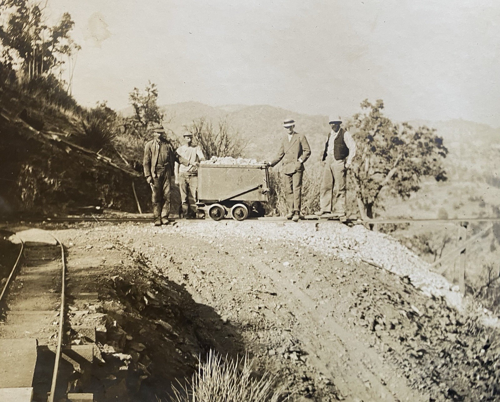 California Ore Mine Kern Amalie Miners Bawden & Wilcox Family 2 Antique Photos California Ore Mine Kern Amalie Miners Bawden & Wilcox Family 2 Antique Photos