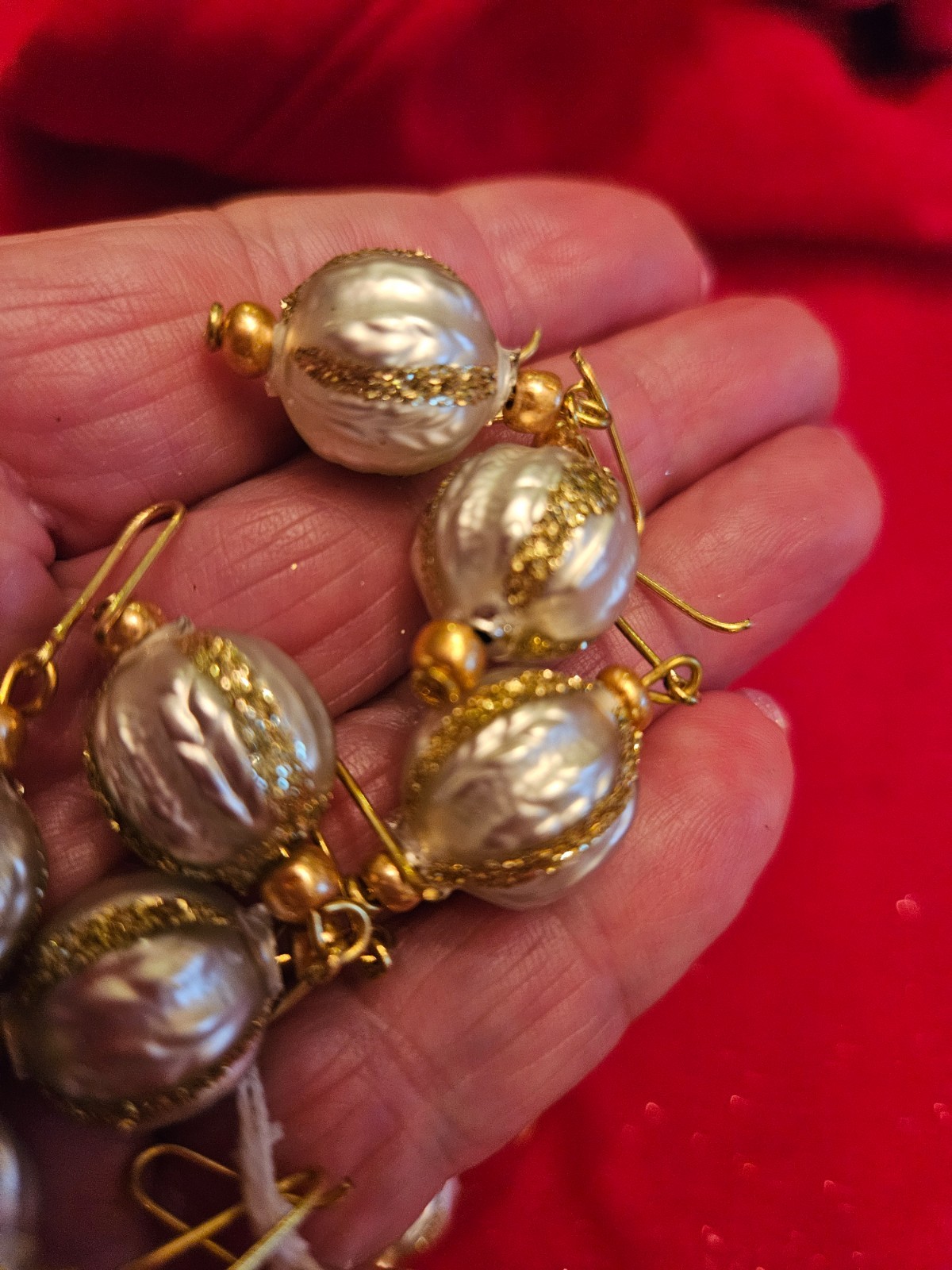 Vintage Mercury Glass  Christmas ornaments  Czech Republic NOS - Micro