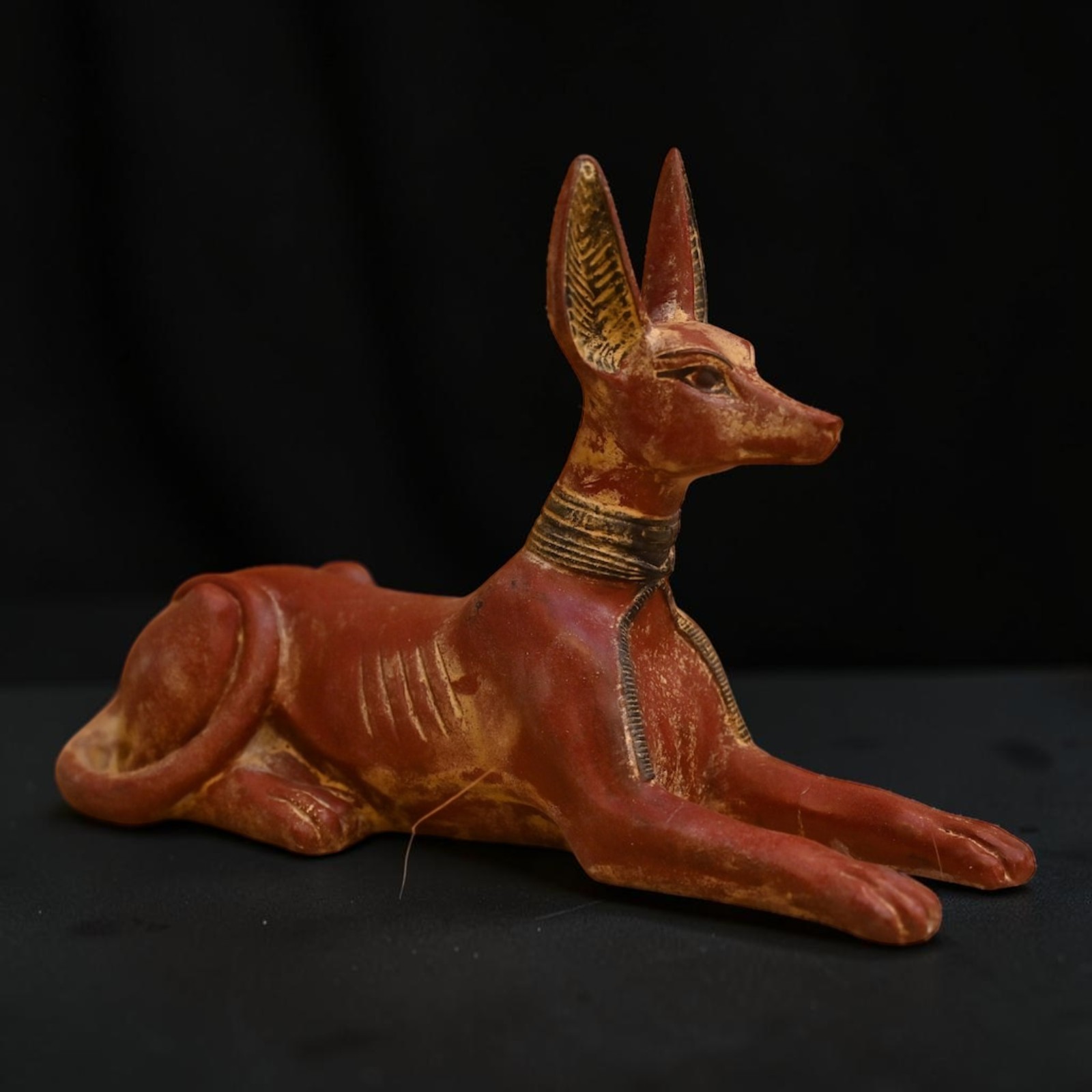 Rare Ancient Egyptian Anubis God Statue Pharaonic Unique Stone Mythology BC Rare Ancient Egyptian Anubis God Statue Pharaonic Unique Stone Mythology BC